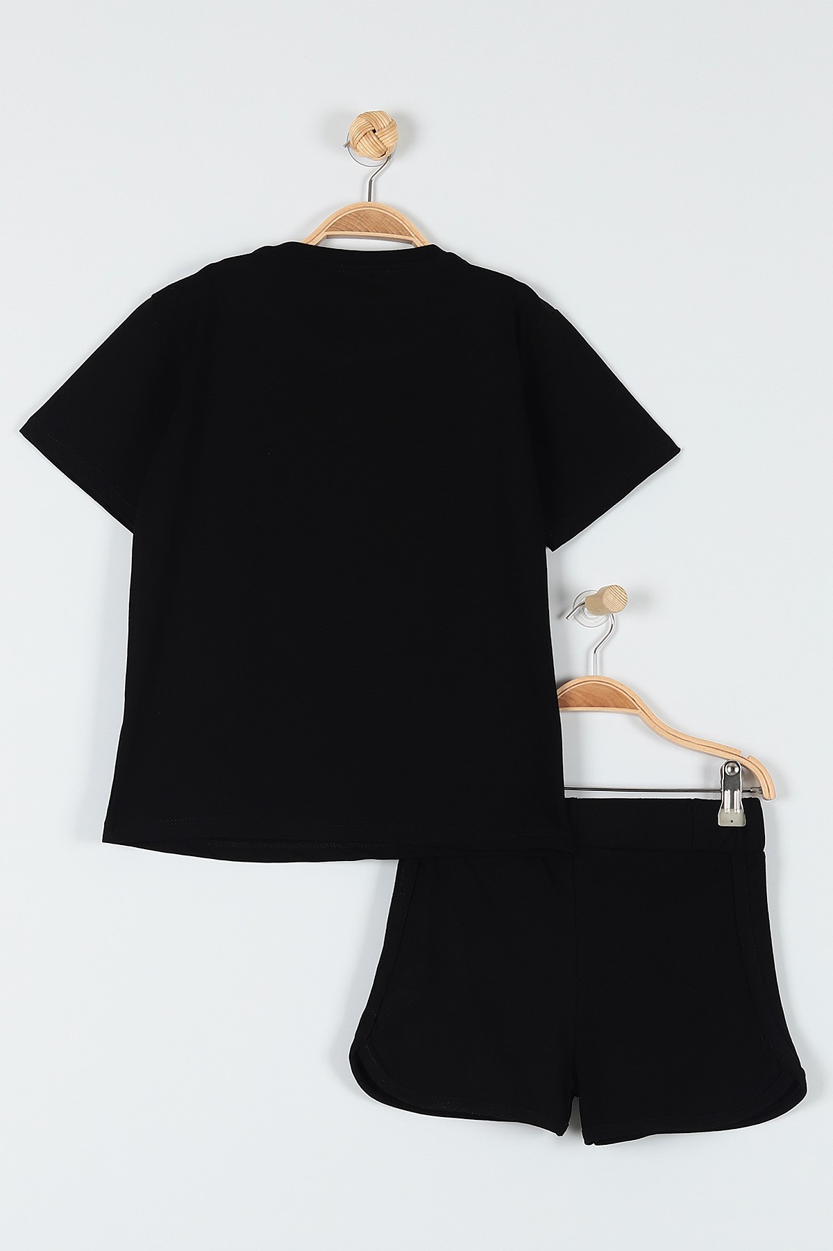 Siyah (13-16 Yaş) Wednes Day Baskılı Kız Çocuk Takım 181487