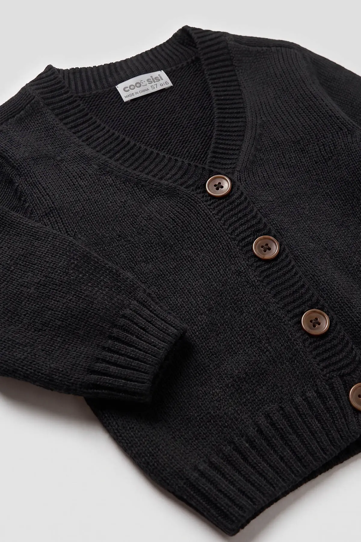 Siyah (2-8 Yaş) Blazer Tirko Kız Çocuk Hırka 474899