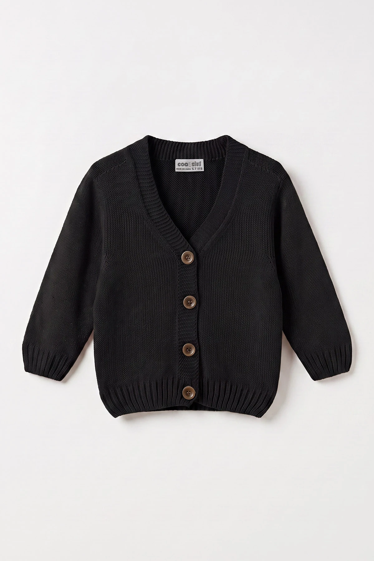 Siyah (2-8 Yaş) Blazer Tirko Kız Çocuk Hırka 474899