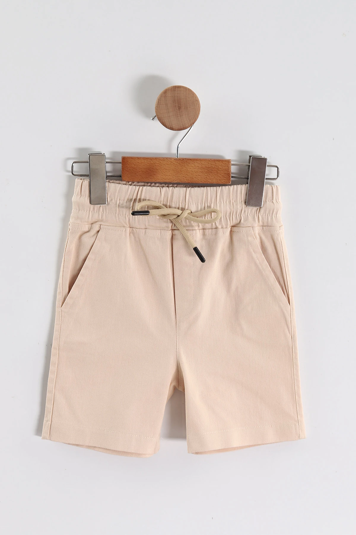 Siyah (3-10 Yaş) Design Baskılı Gabardin Şortlu Erkek Çocuk Yazlık Takım 443634
