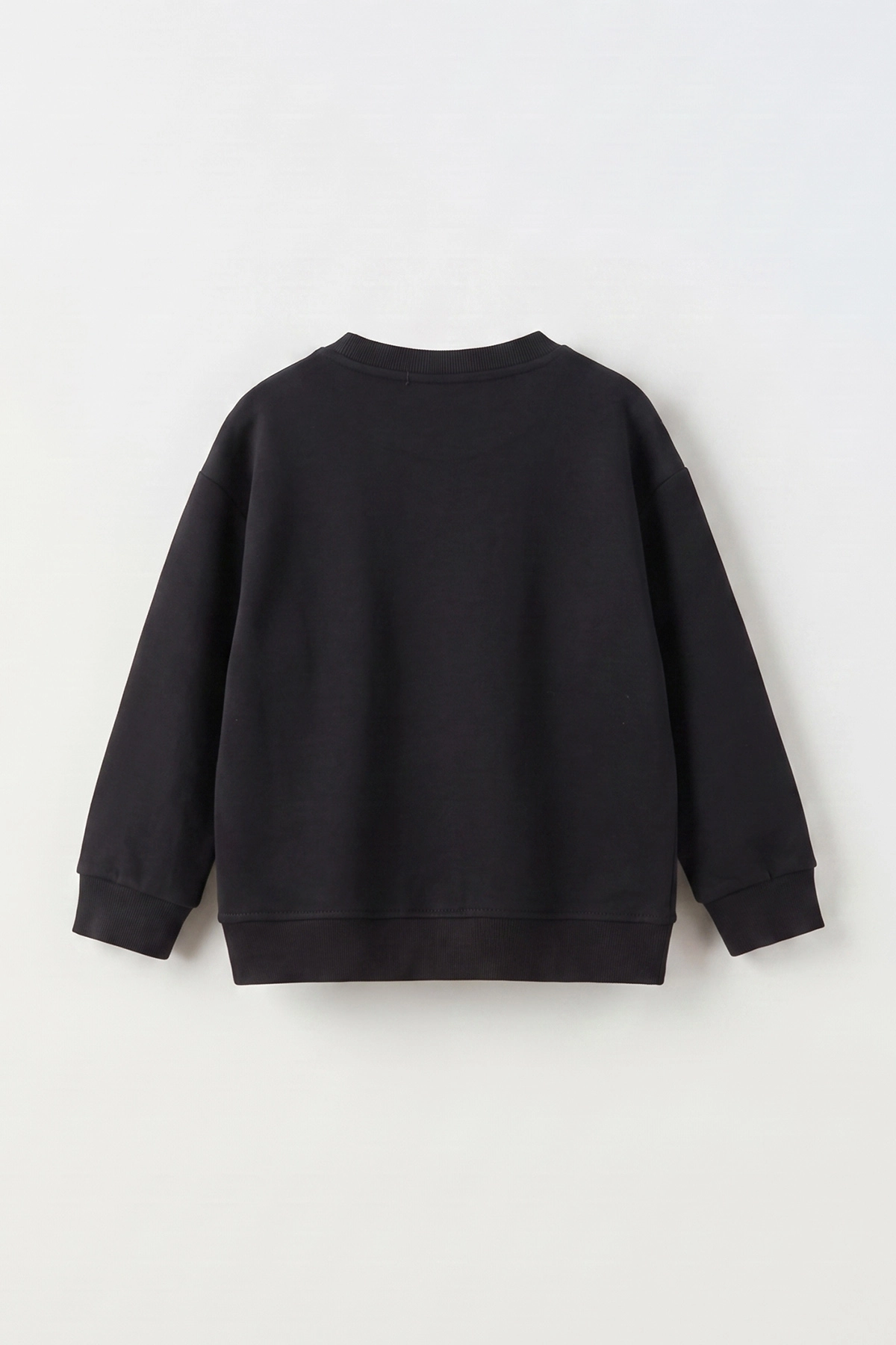 Siyah (3-12 Yaş) Boston Baskılı Erkek Çocuk Sweatshirt 473819