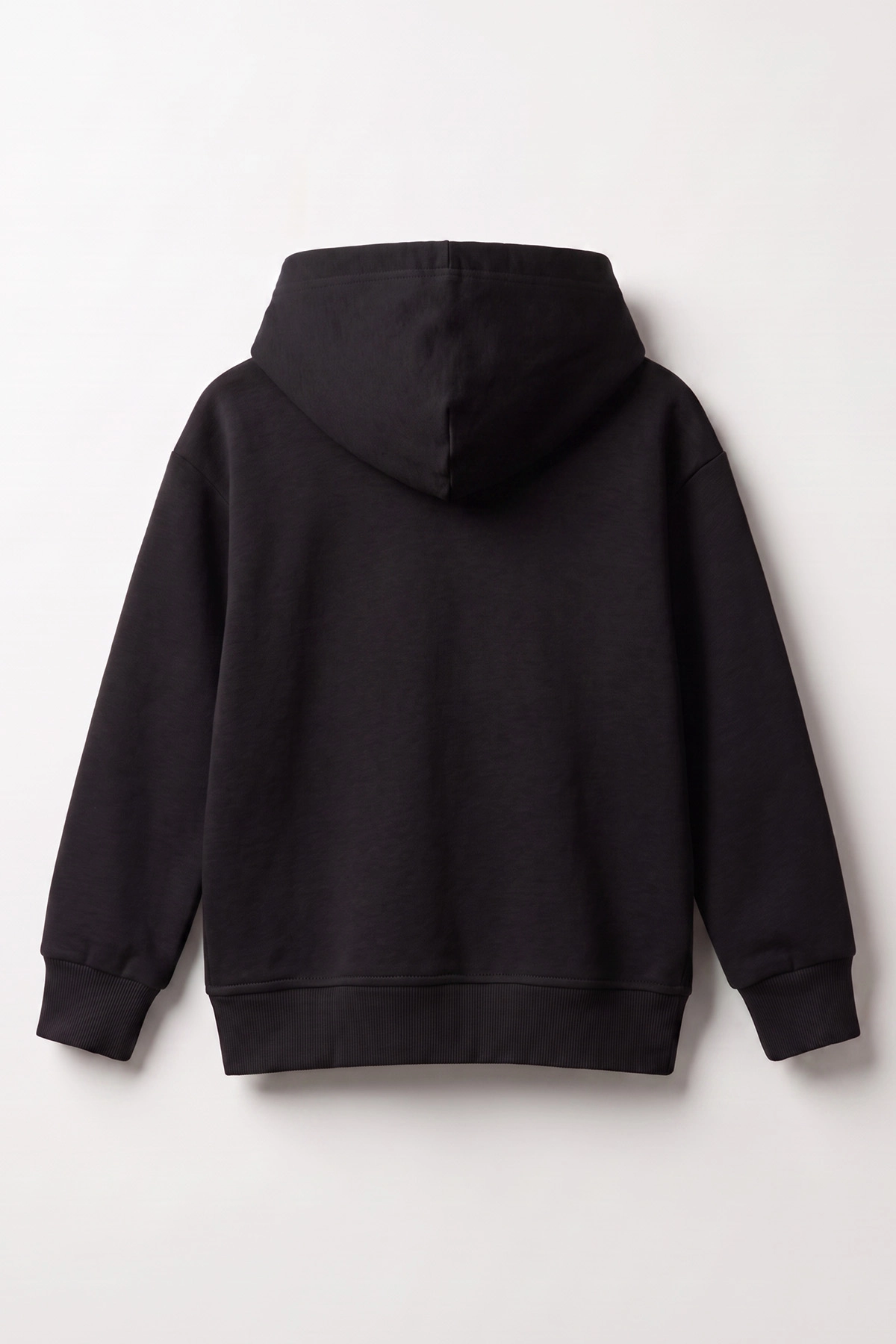 Siyah (3-12 Yaş)Süzene  Superday Nakışlı  ve Kapüşonlu 3 İp Şardonlu Erkek Çocuk Sweatshirt 478636