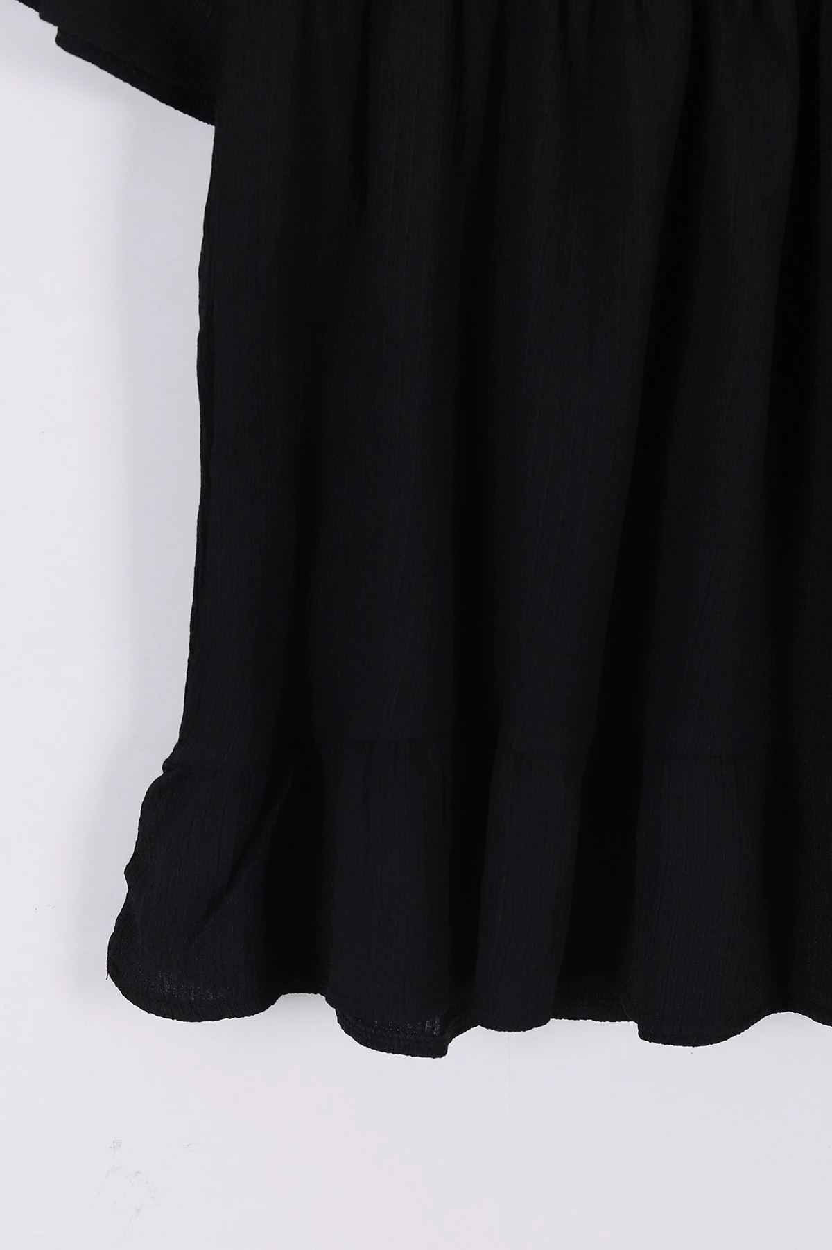 Siyah (3-7 Yaş) Papatya Aksesuarlı Kız Çocuk Elbise 265249