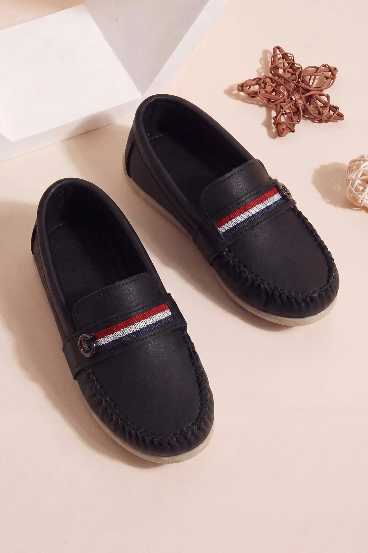 Siyah ( 31 - 36 ) Erkek Çocuk Loafer Ayakkabı 463222