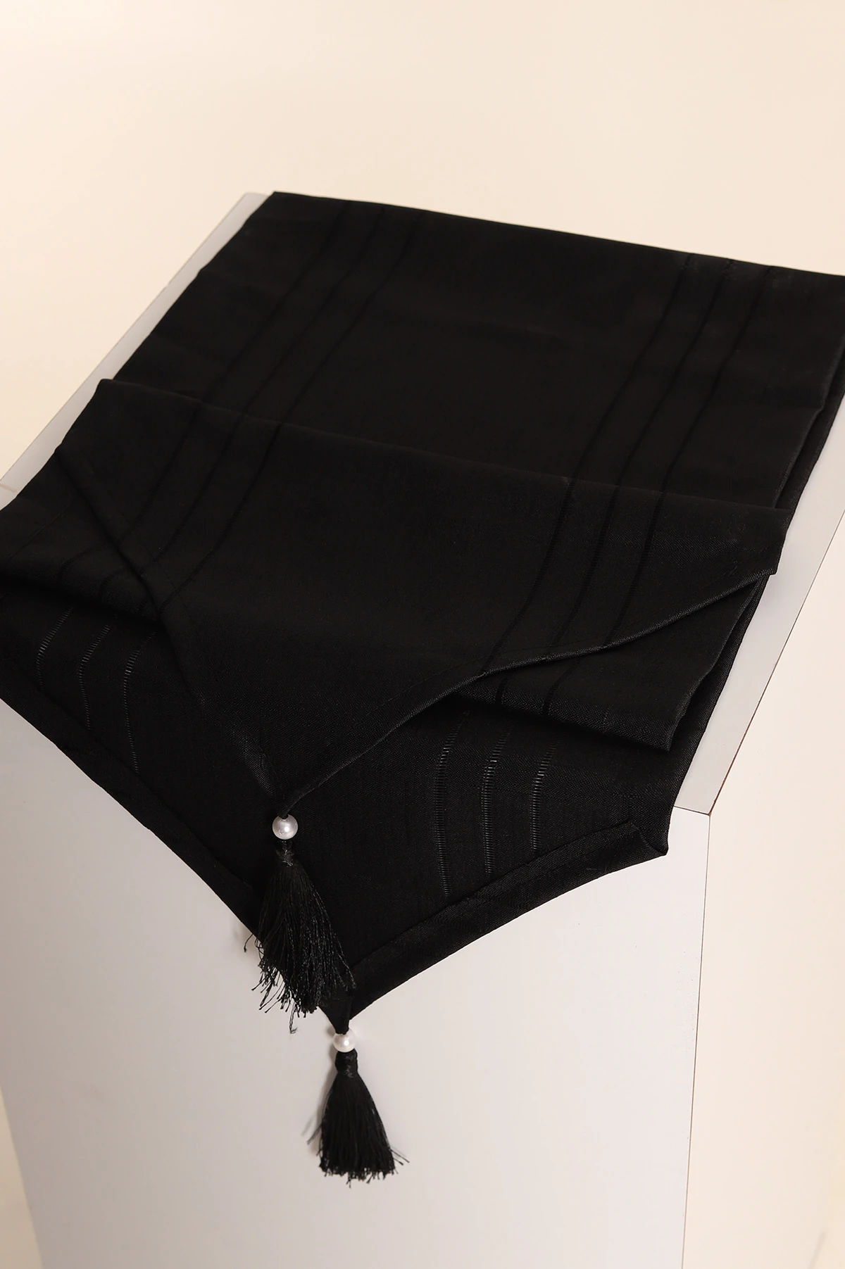 Siyah 35x140 Klasik Püsküllü Runner 248091