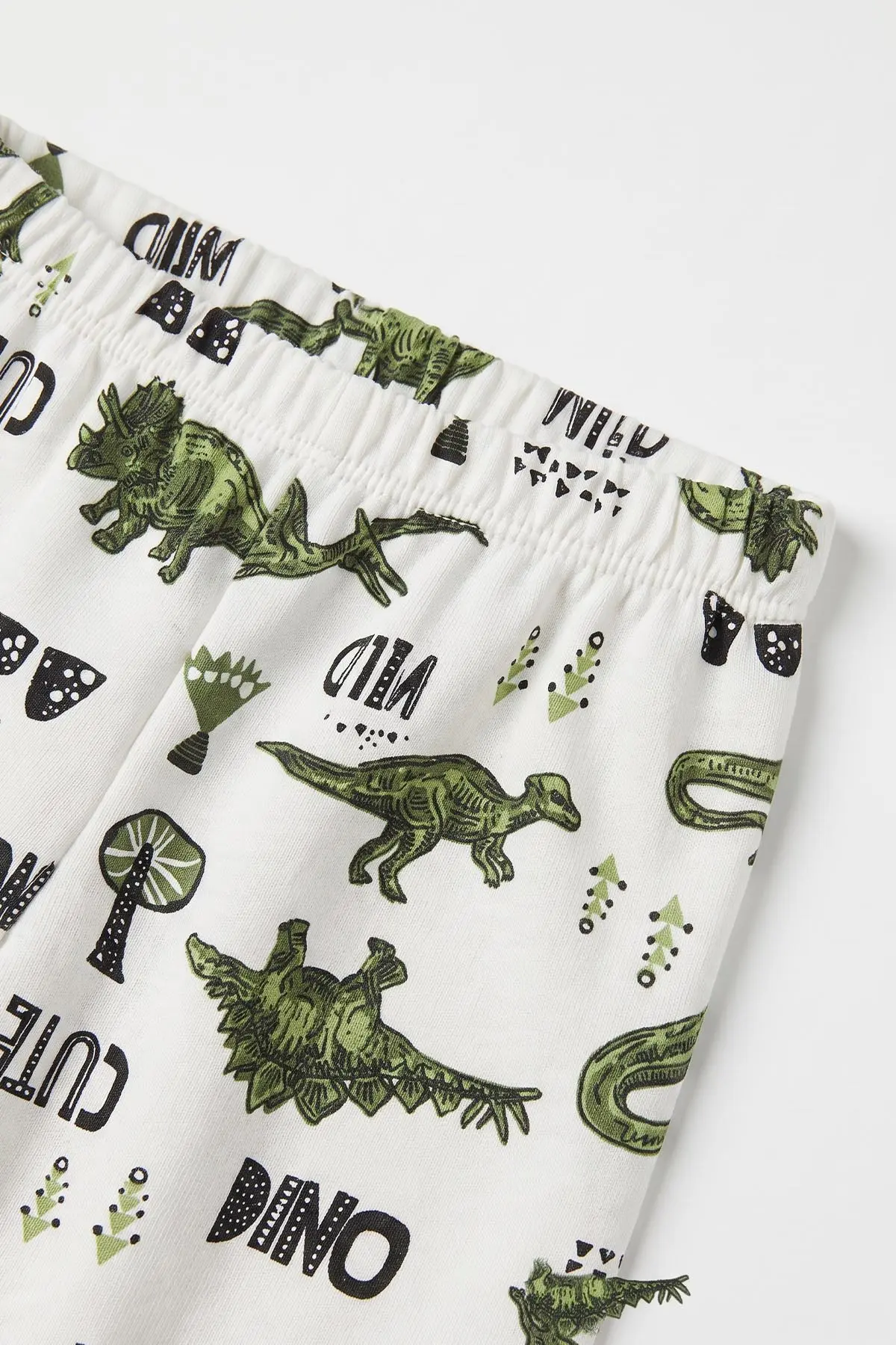 Siyah (4-10 Yaş) Desenli 2 İp Erkek Çocuk Pijama Takım 483335