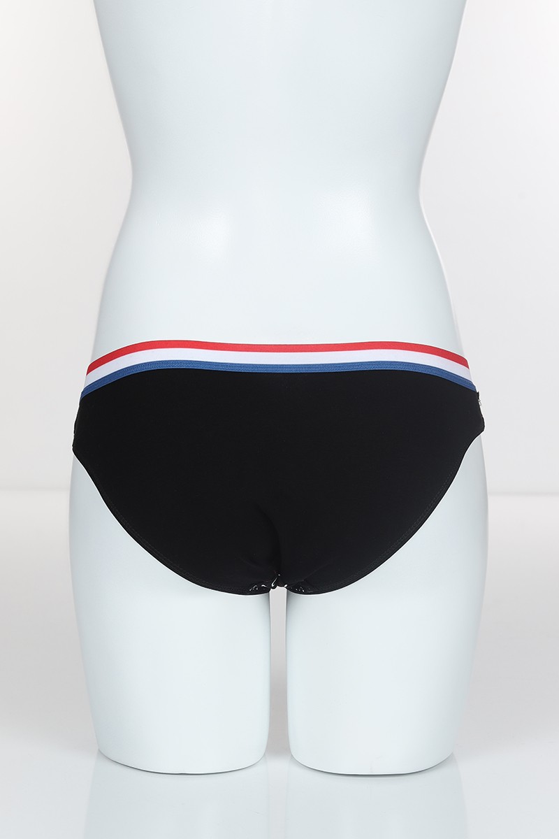Siyah 4309 Bikini Pamuk Lave Secret Baskılı Külot 101797
