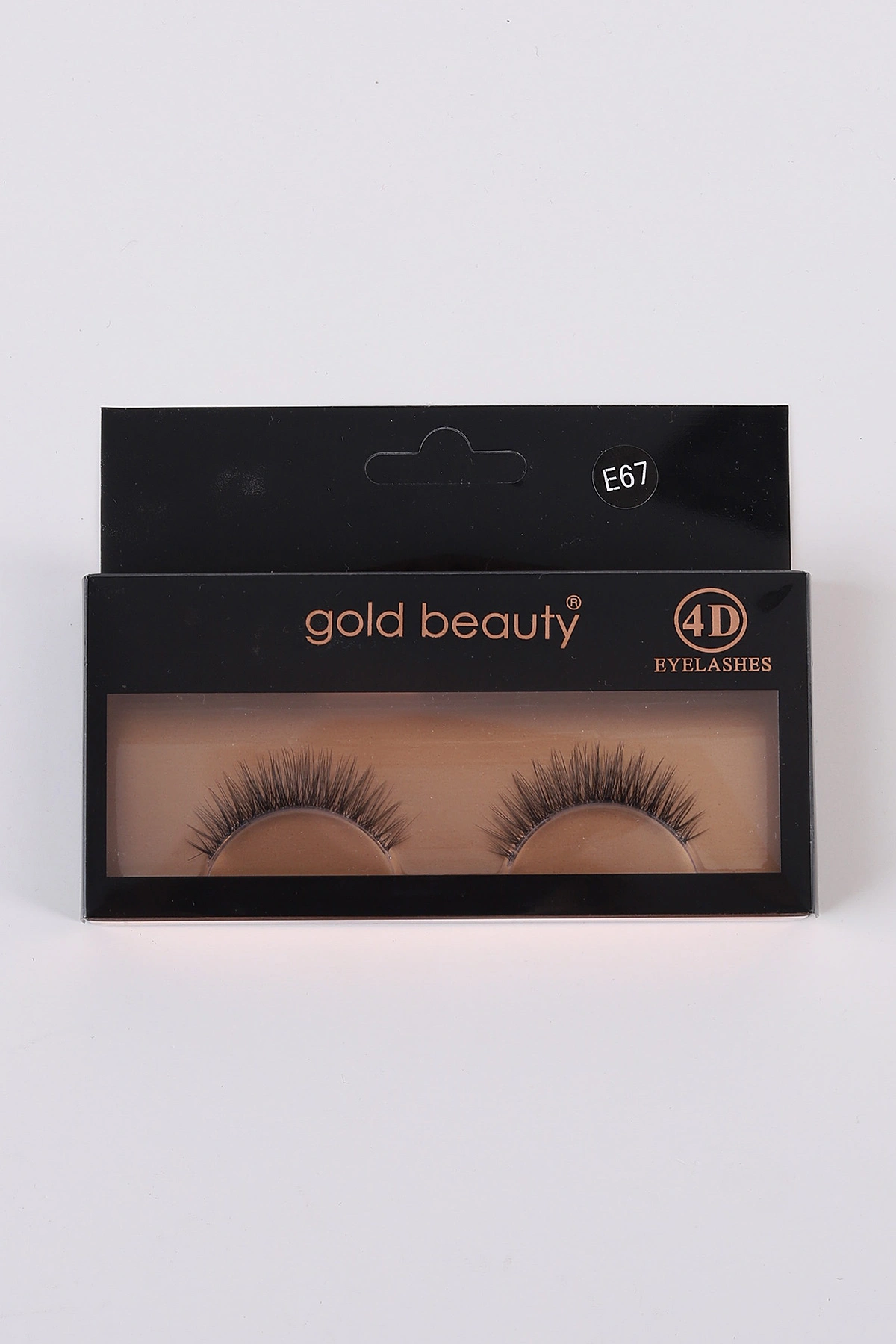 Siyah 4D E67 Eyelashes İpek Takma Kirpik 483503