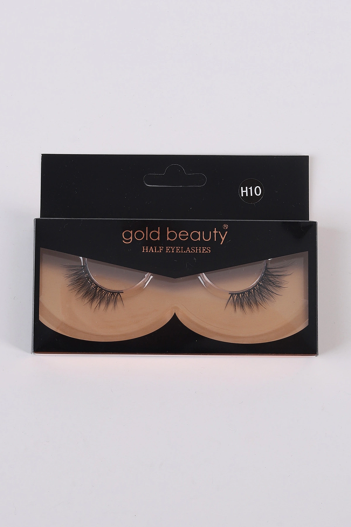 Siyah 4D H10 Half Eyelashes İpek Takma Kirpik 483499