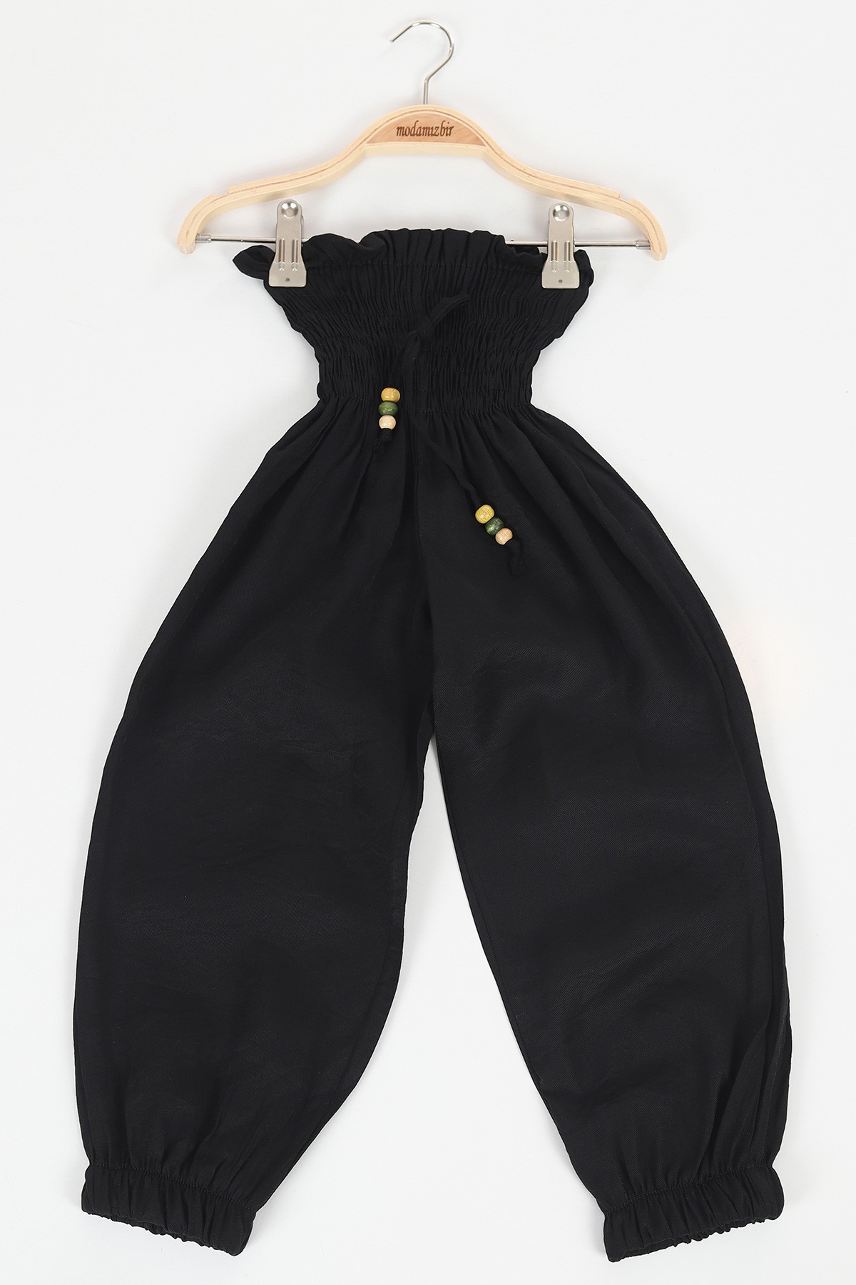 Siyah (5-9 yaş) Gipeli Aerobin Kız Çocuk Pantolon 118912