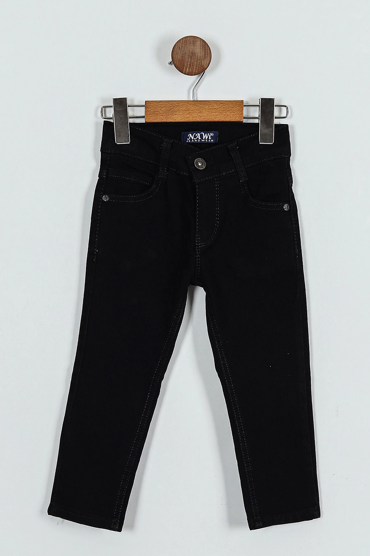 Siyah (8-12 Yaş) Erkek Çocuk Kot Pantolon 252357