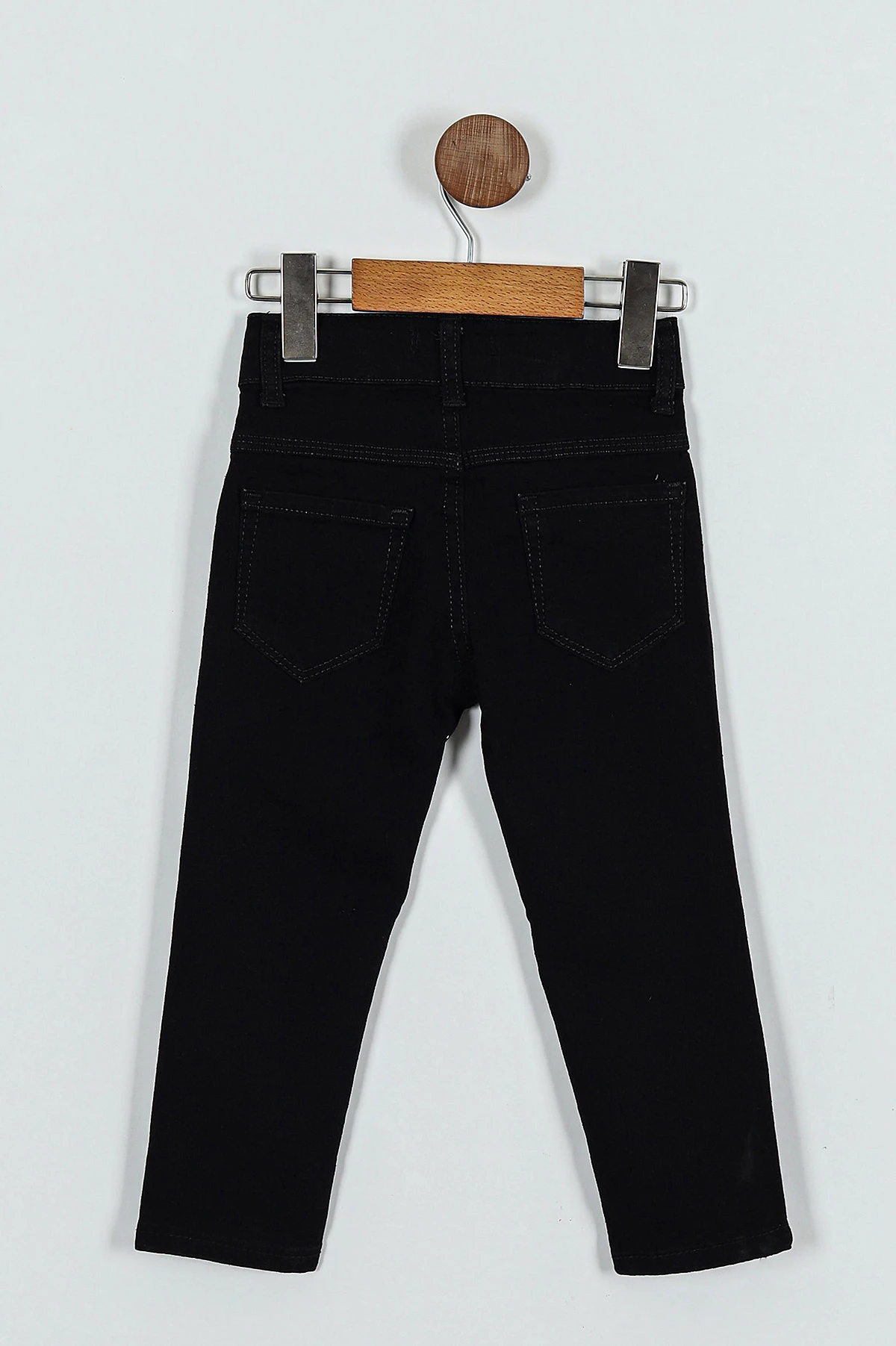 Siyah (8-12 Yaş) Erkek Çocuk Kot Pantolon 252357