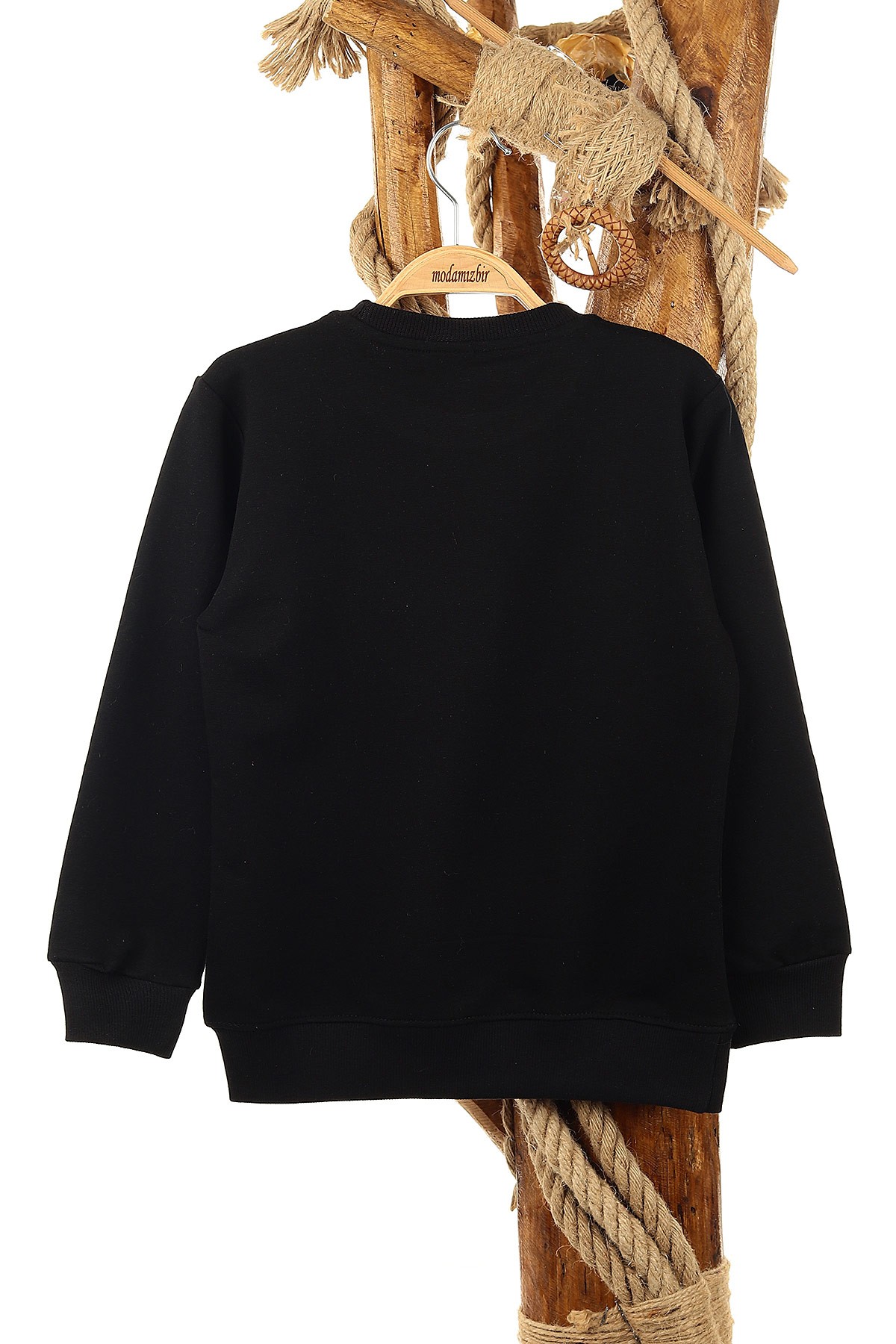 Siyah (9-12 Yaş) Inspıratıon Baskılı Kız Çocuk Sweat 150975
