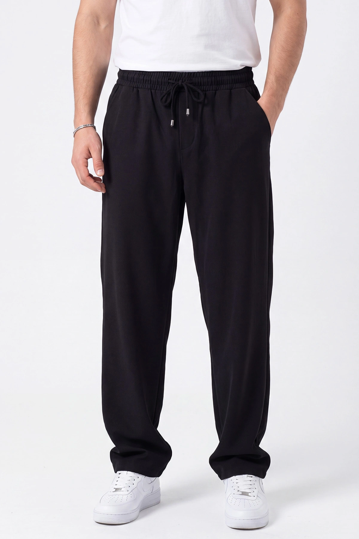 Siyah Baggy Jogger Erkek Pantolon 472226