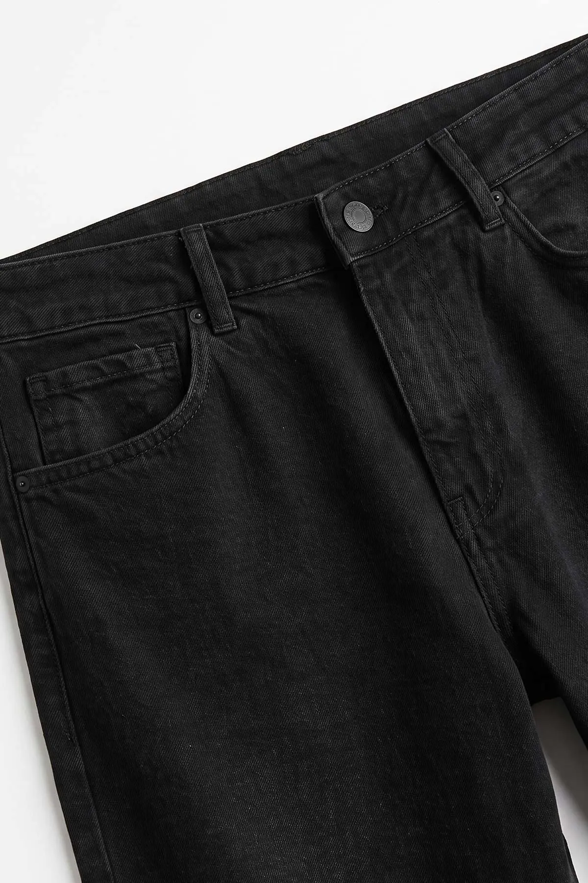 Siyah Baggy Yeni Sezon Cep Detay Likralı Erkek Kot Pantolon 497248