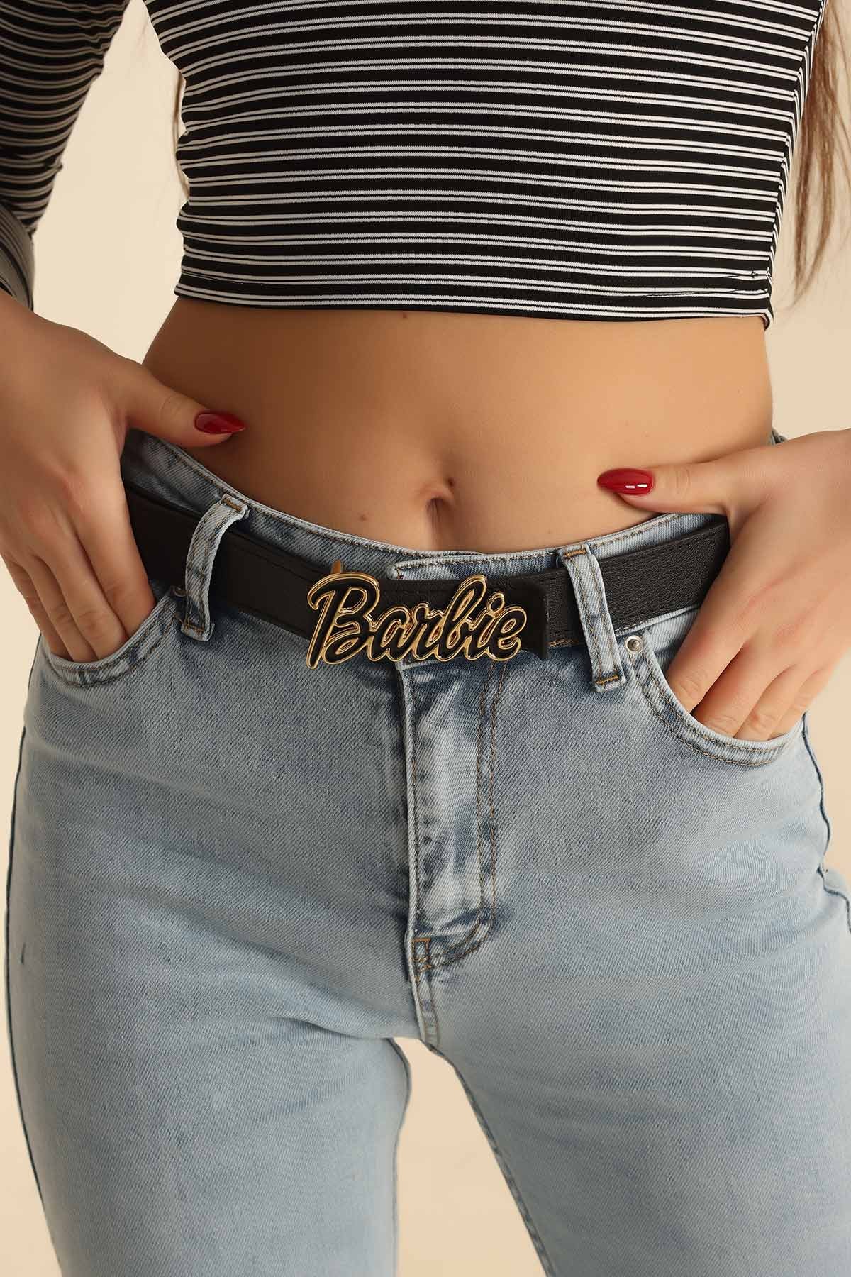 Siyah Barbie Tokalı Kemer 214693