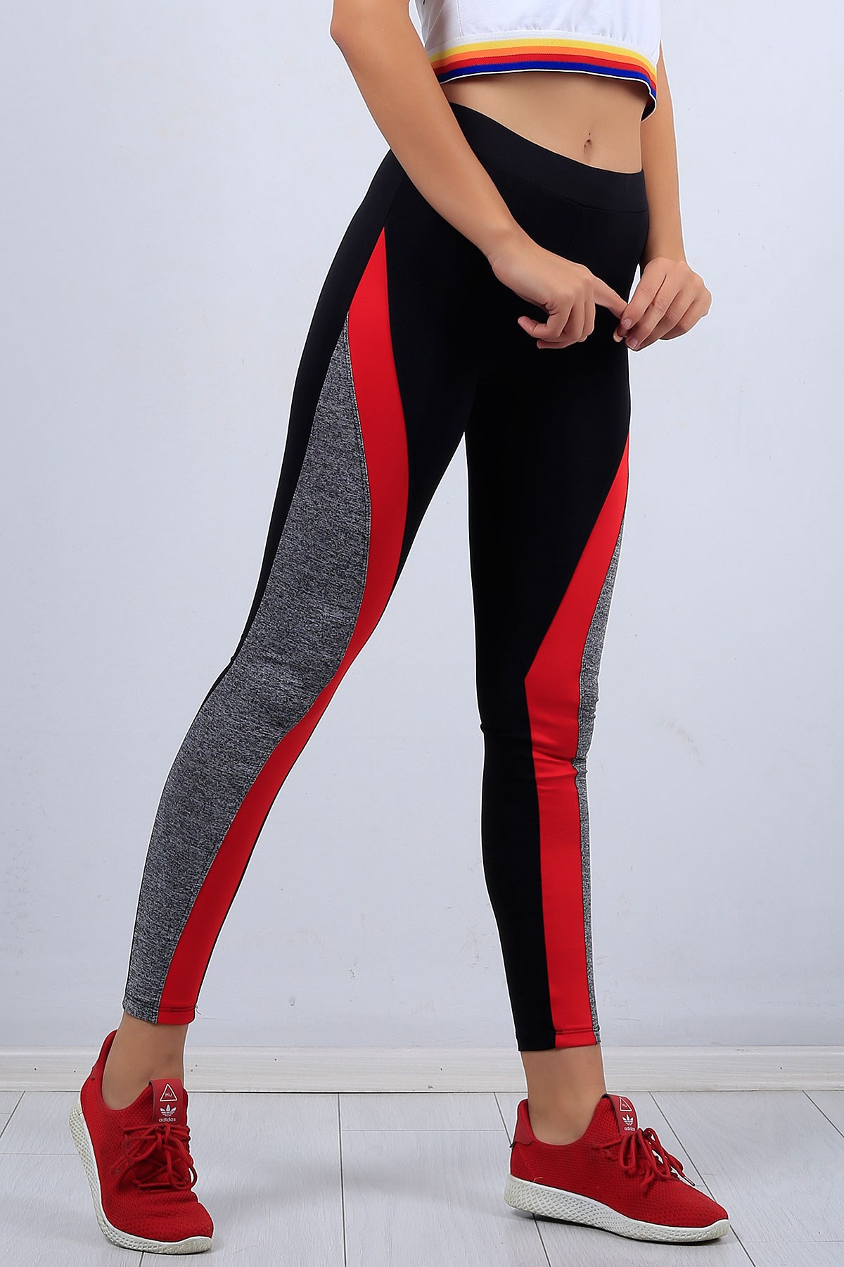 Siyah Bayan Sporcu  Tayt 10426B