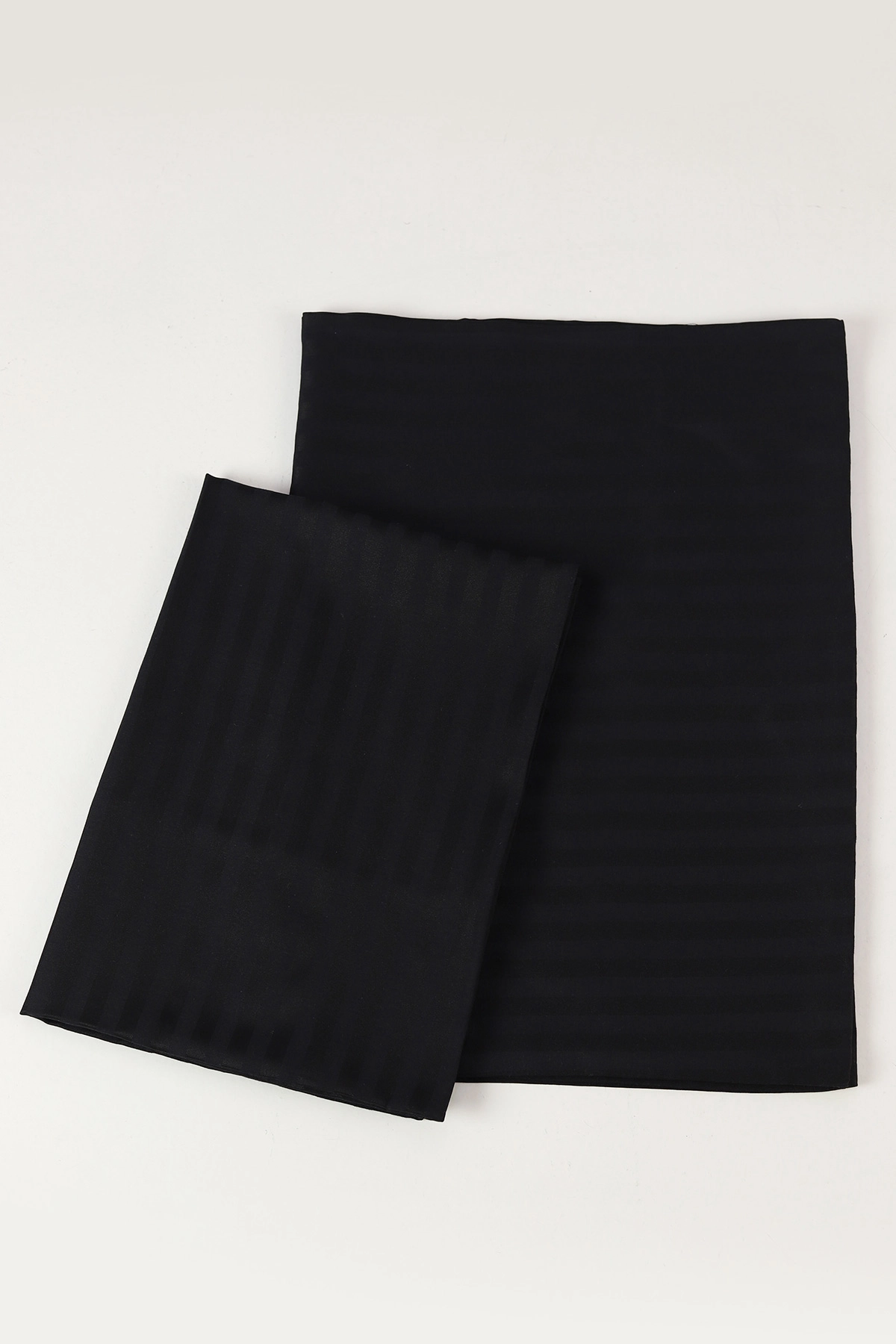 Siyah Bella Home 50x70 Cm 2'li Saten Yastık Kılıfı 474139
