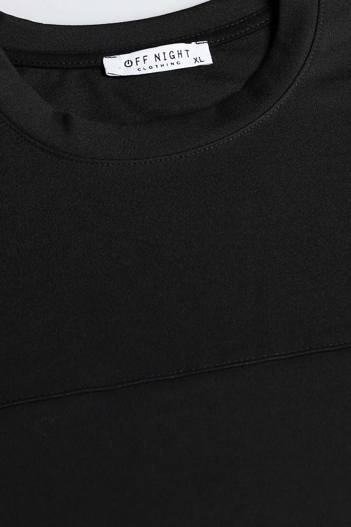 Siyah Bisiklet Yaka Uzun Kollu Erkek Sweatshirt 396899