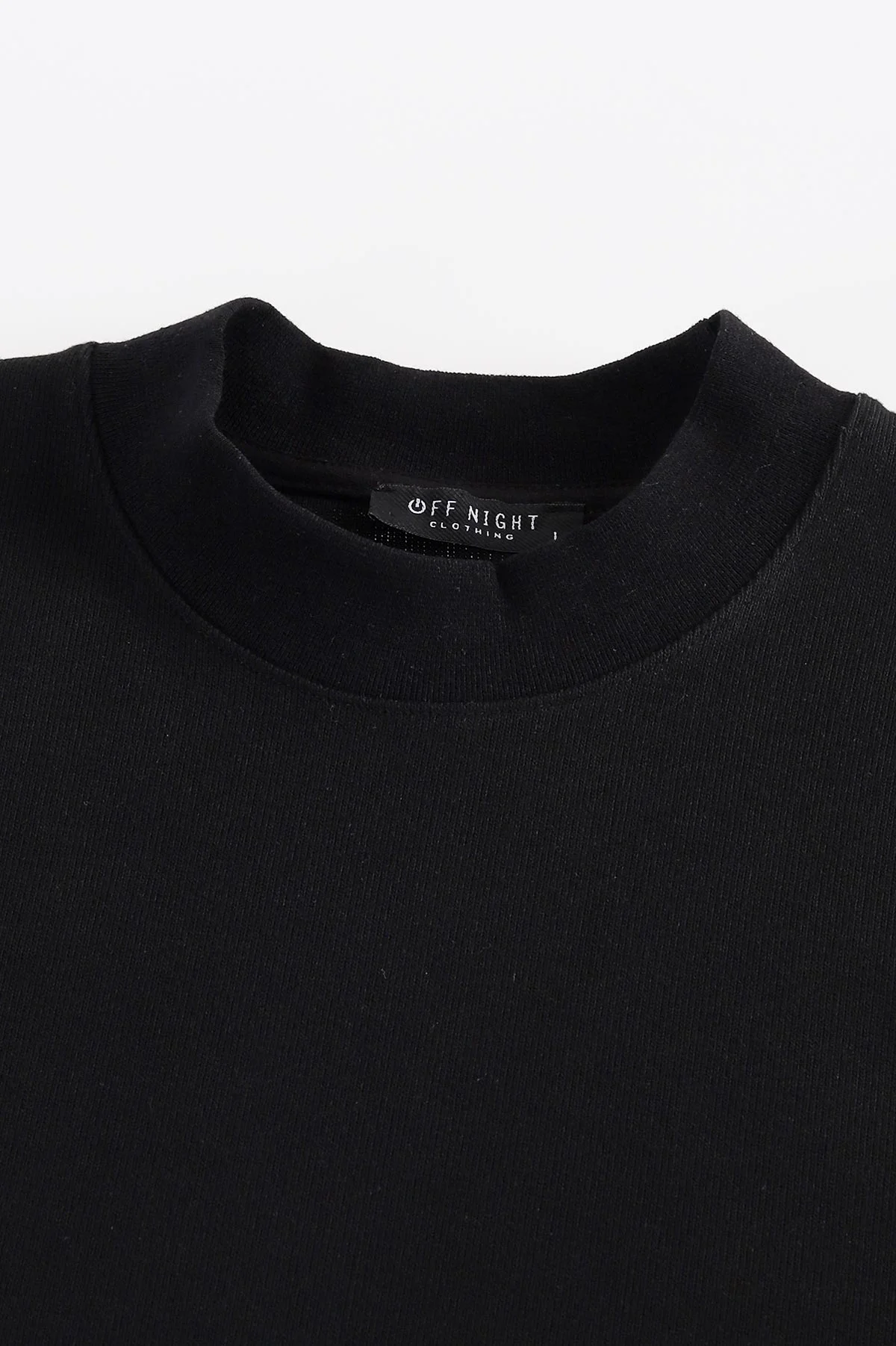 Siyah Regular Fit Yarım Balıkçı Yaka Uzun Kollu Erkek Sweatshirt 397042