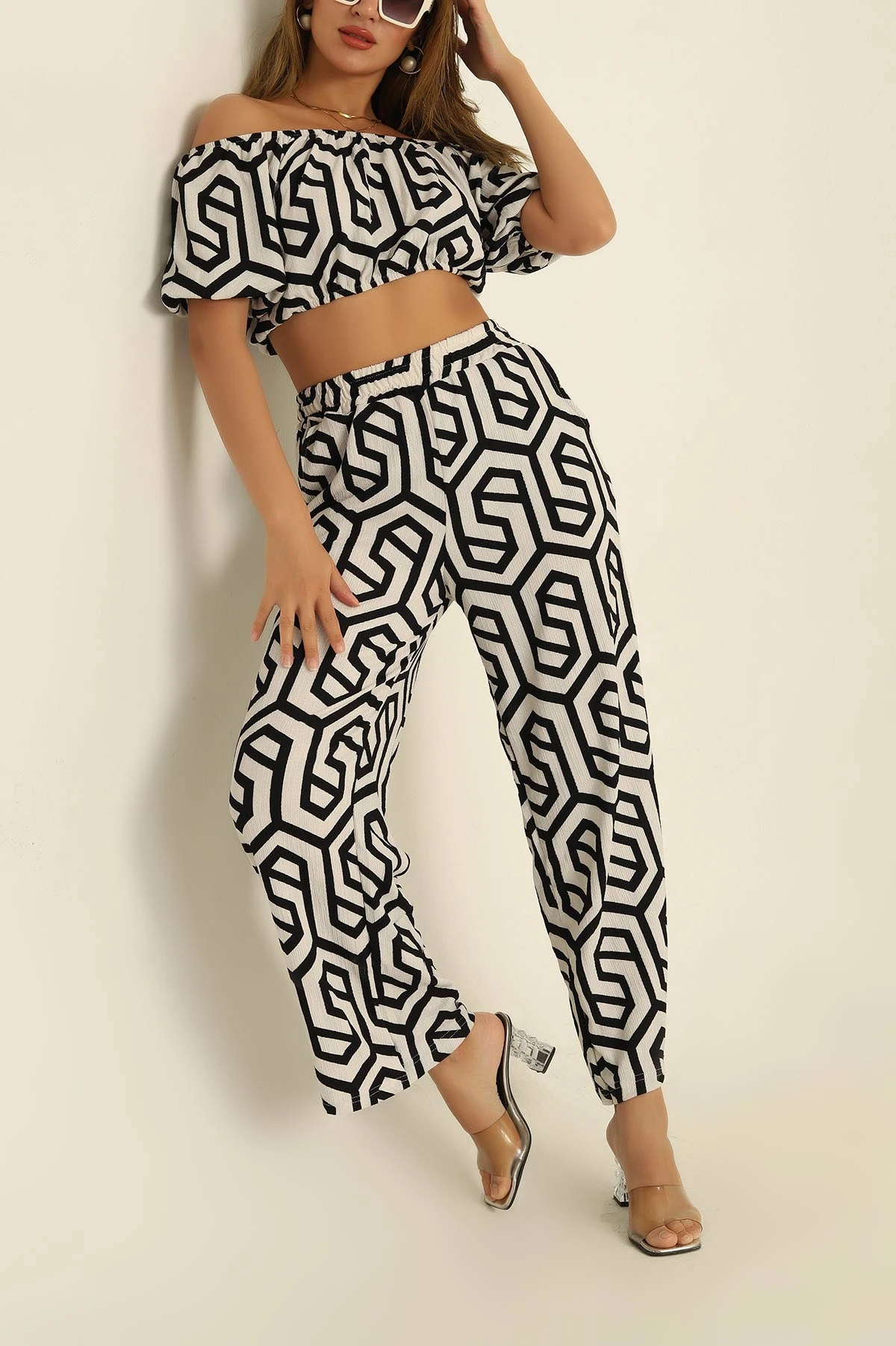 Siyah Bluz Pantolon İkili Takım 254861