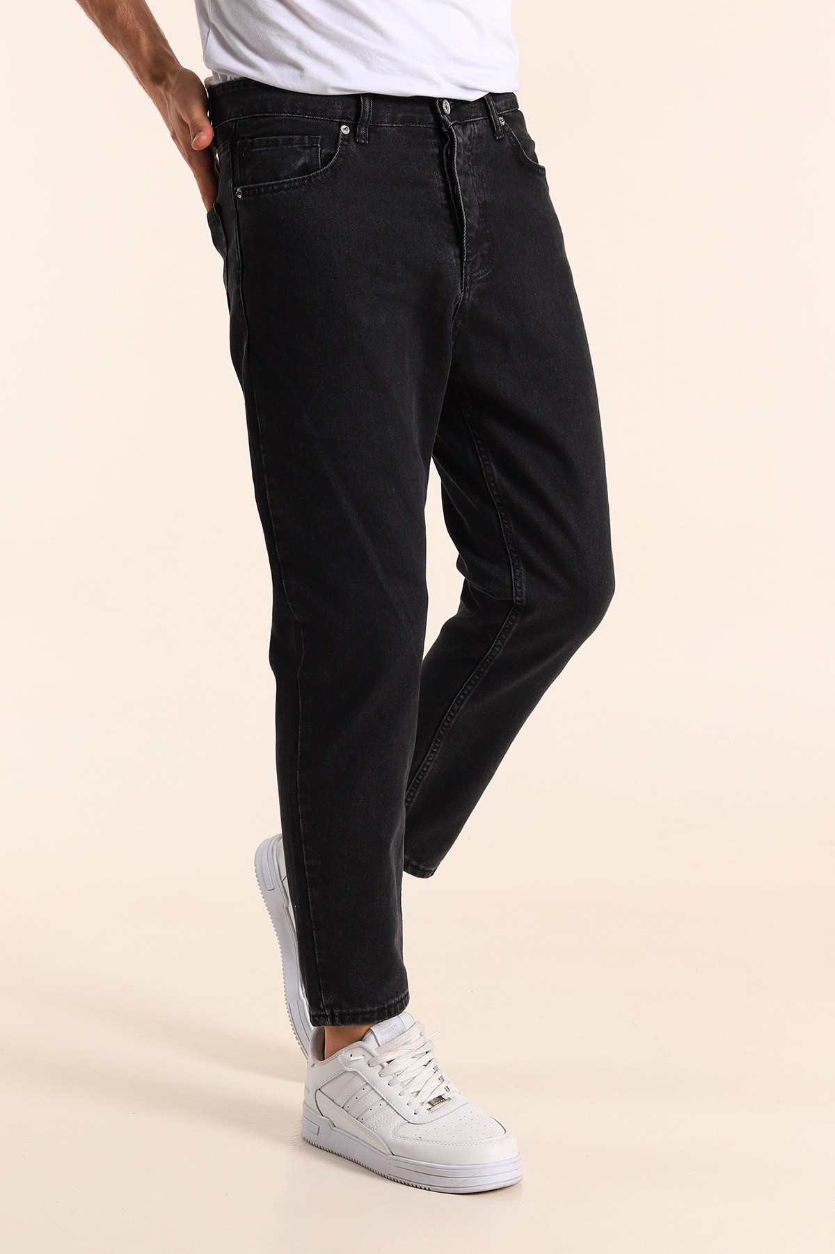 Siyah 1832 Boyfriend Erkek Kot Pantolon 187152