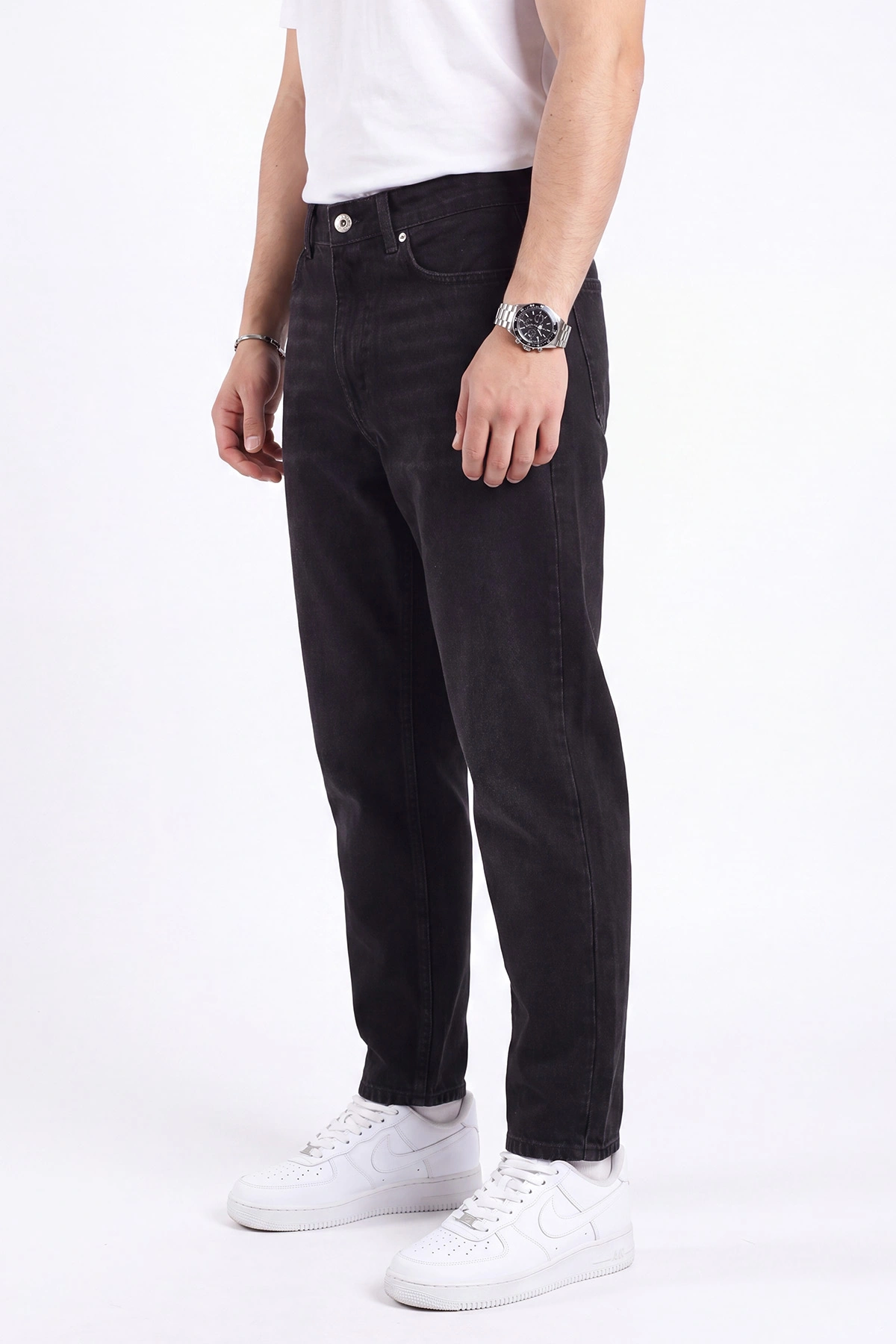 Siyah Boyfriend Erkek Kot Pantolon 472167