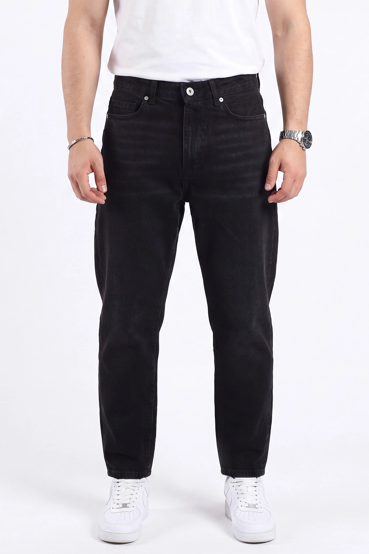 Siyah Boyfriend Erkek Kot Pantolon 472167