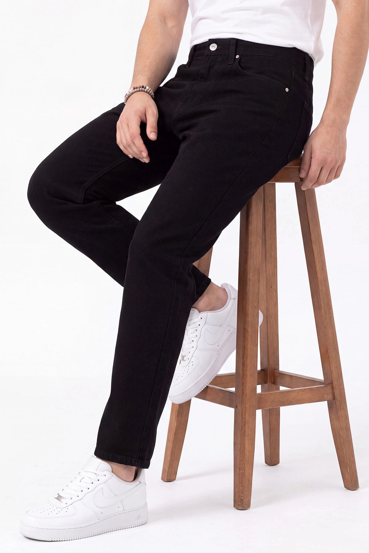 Siyah Boyfriend Erkek Kot Pantolon 472175