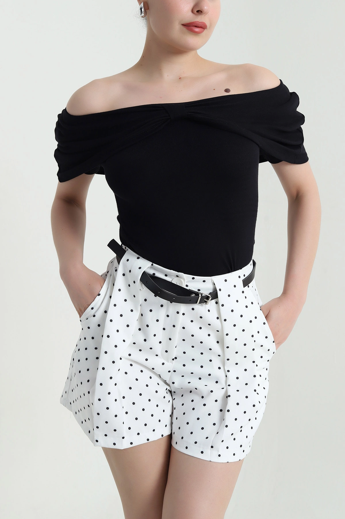 Siyah Buzzy Fiyonk Tasarım Bluz 466477
