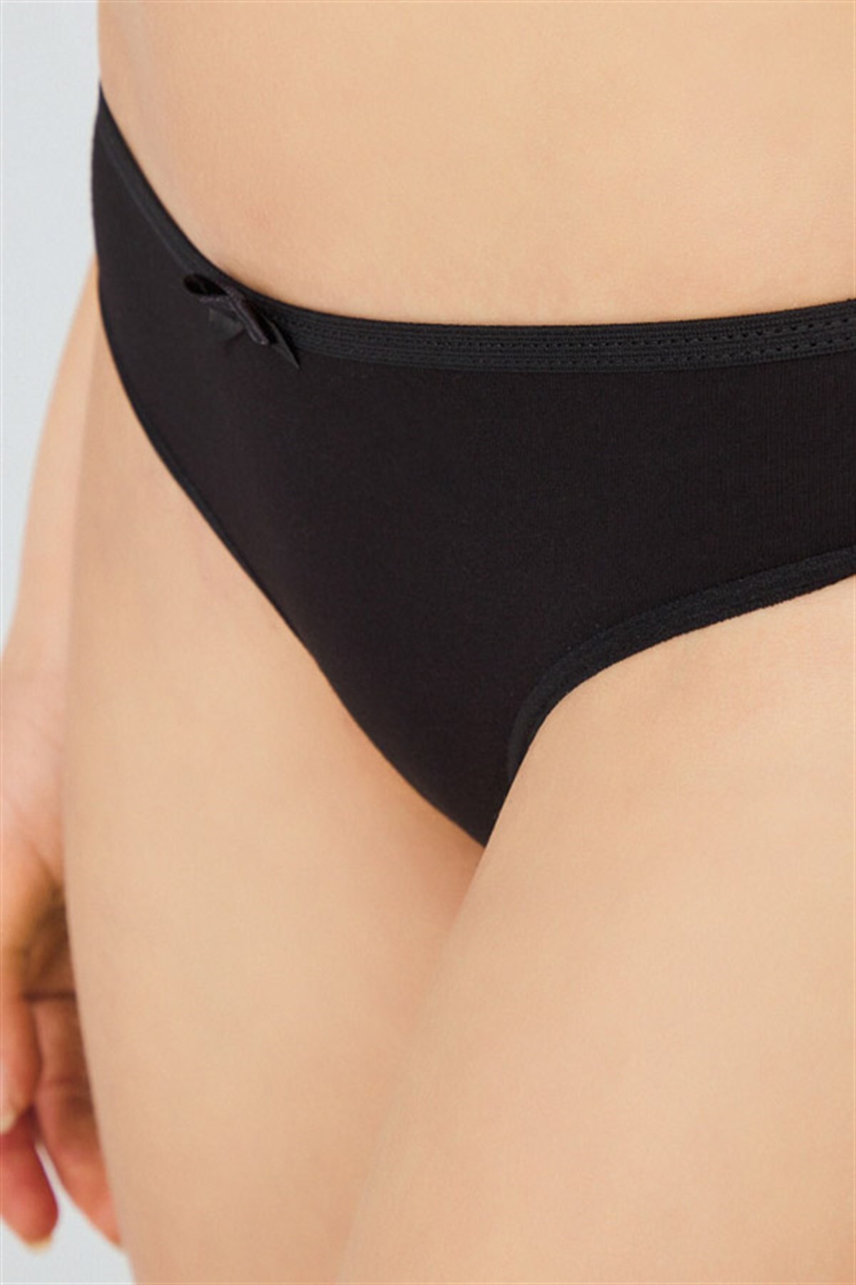 Siyah CH0849 Basic Pamuklu Kadın Bikini Külot 183351