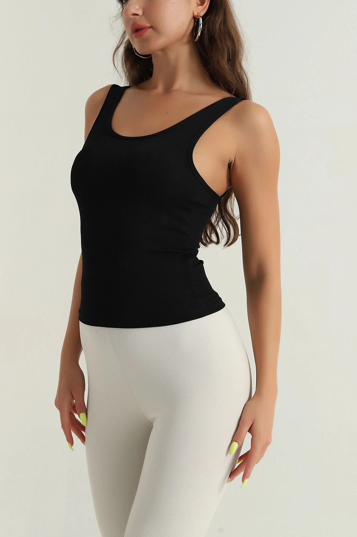 Siyah Destekli Kalın Askılı Kadın Büstiyer 391356
