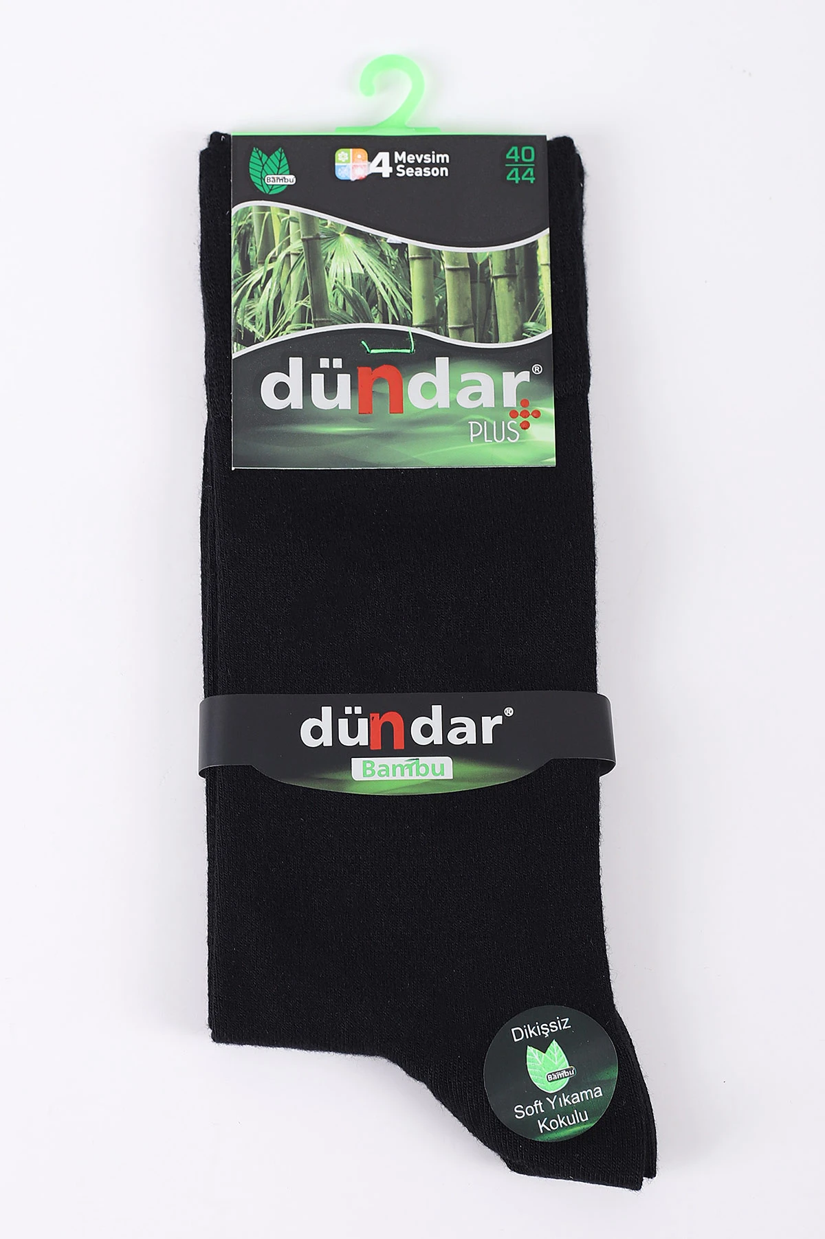 Siyah Dört Mevsim Erkek Bambu Çorap (40-44) 422802