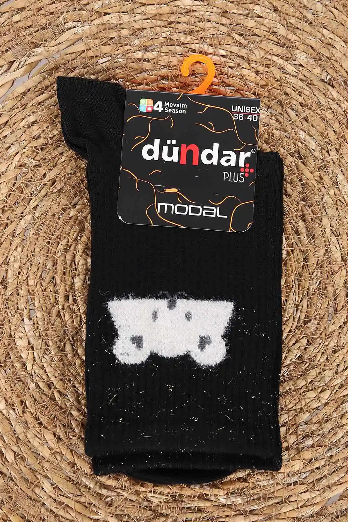 Siyah Dört Mevsim Kadın Modal Çorap (36-40) 477067