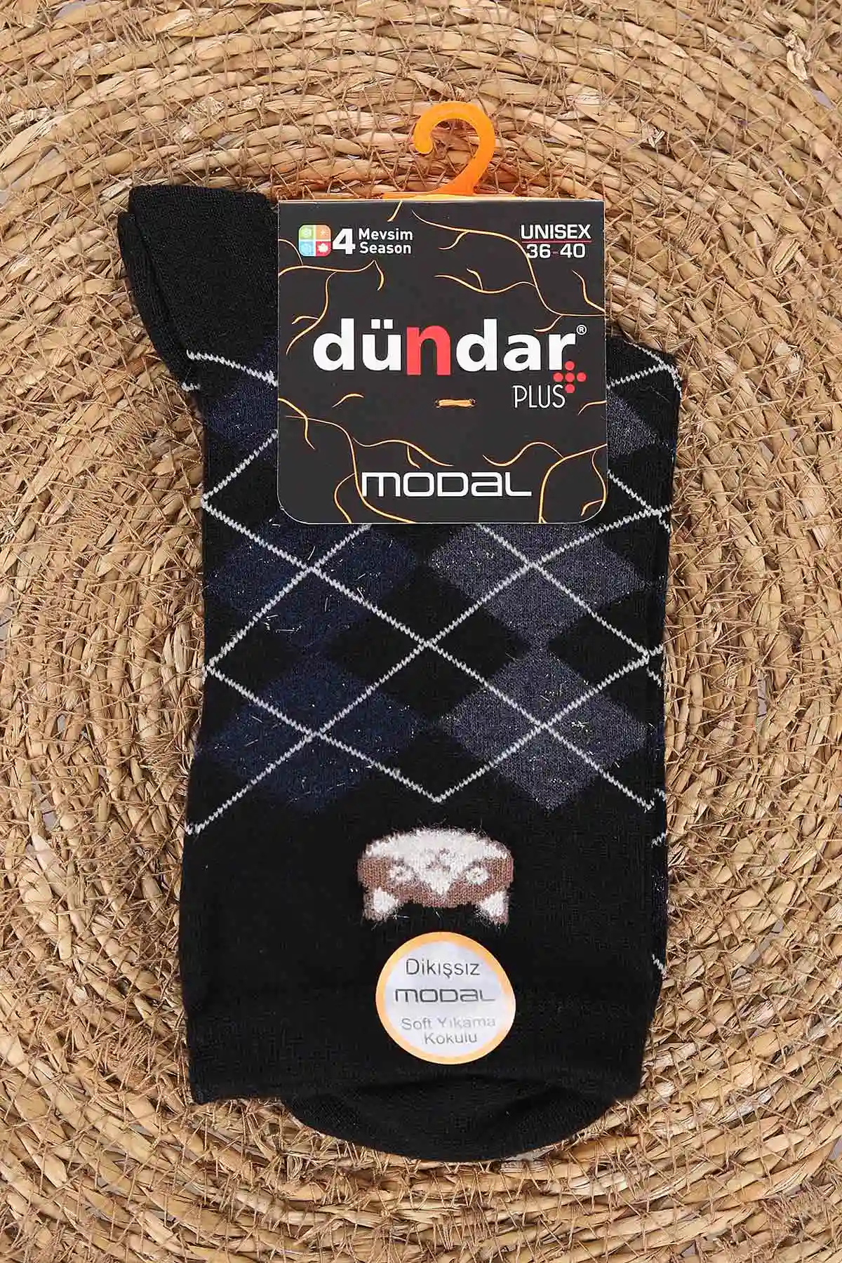 Siyah Dört Mevsim Kadın Modal Çorap (36-40) 477079