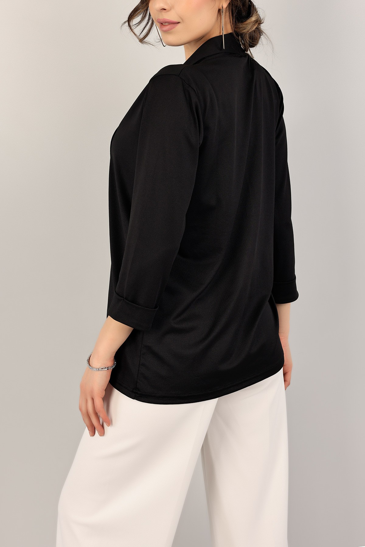Siyah Duble Kol Bayan Ceket 109334