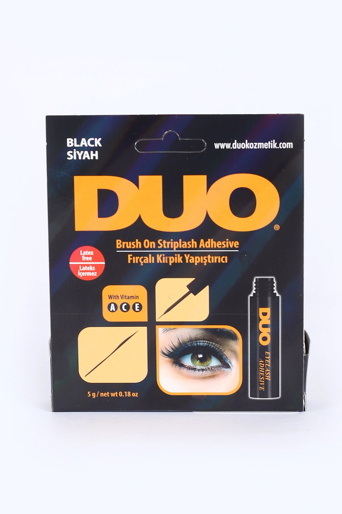 Siyah Duo Fırçalı Kirpik Yapıştırıcı 5 Gr 385094