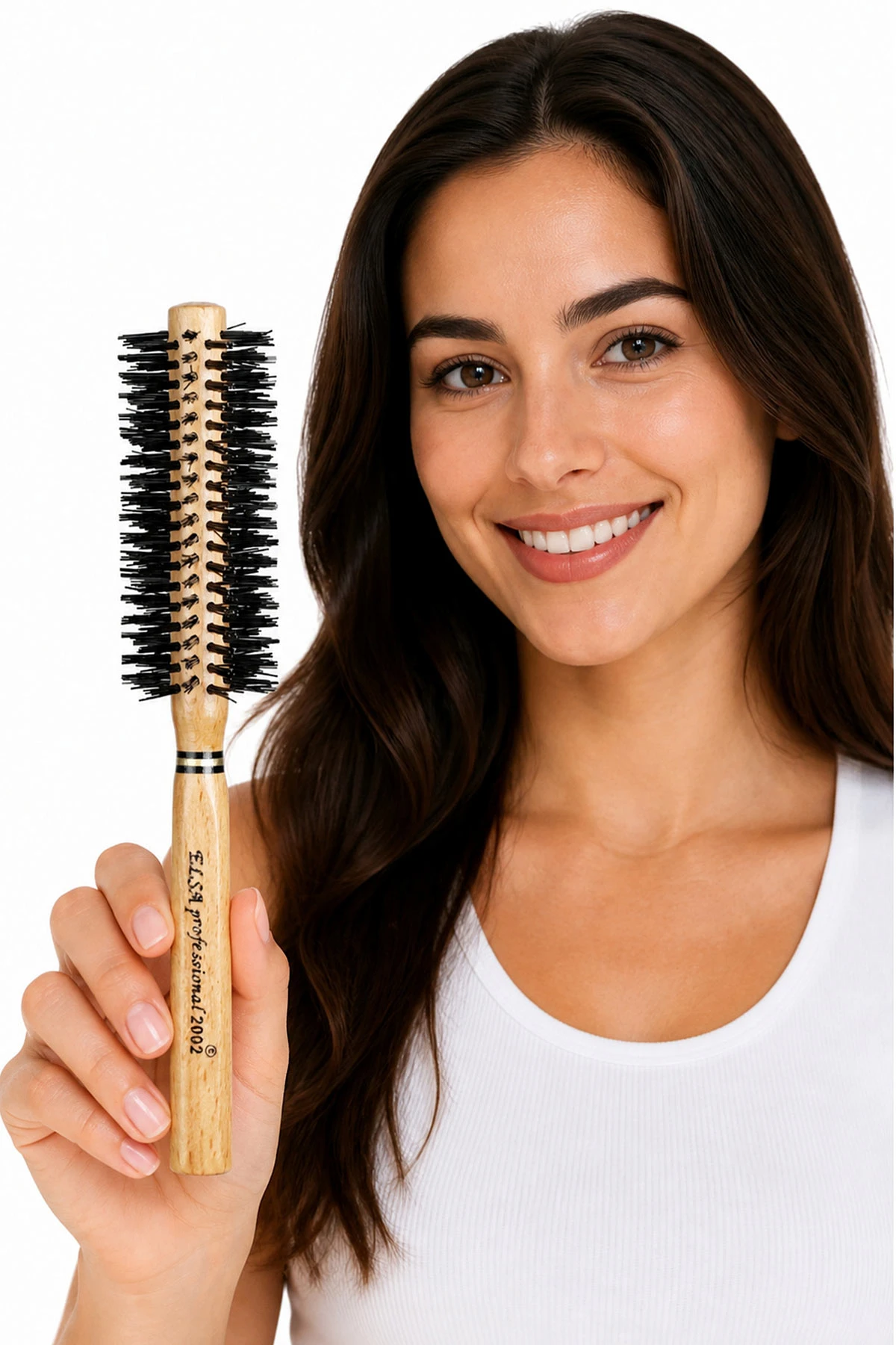 Siyah Elsa Professional 2002 Sert Saç Fön Fırçası 462358