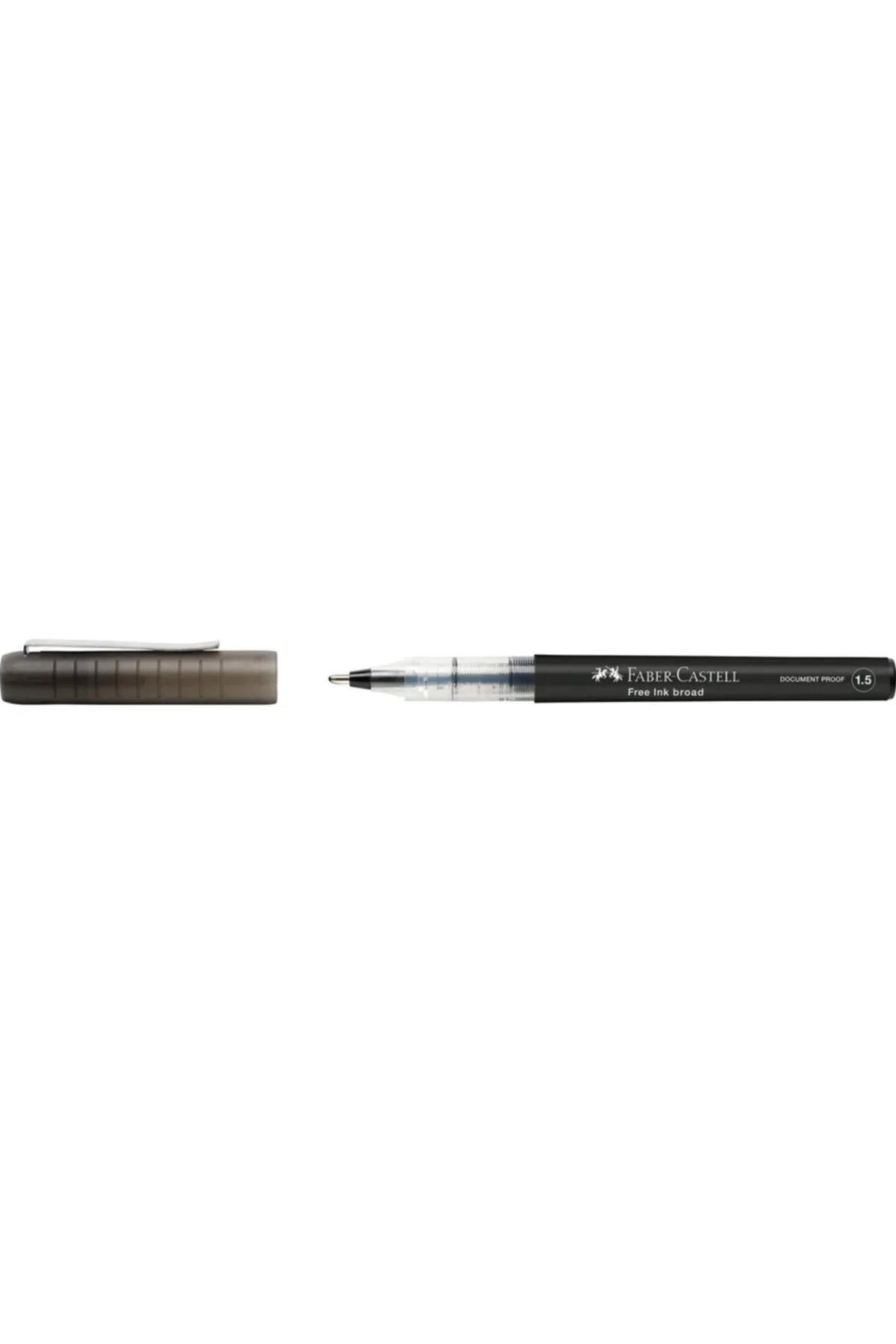 Siyah Faber Castel Free Ink Broad Tükenmez Kalem 1.5 Mm 278846