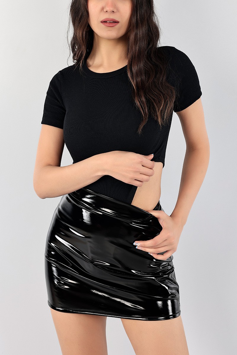 Siyah Fitilli Zıbın Bluz 97372
