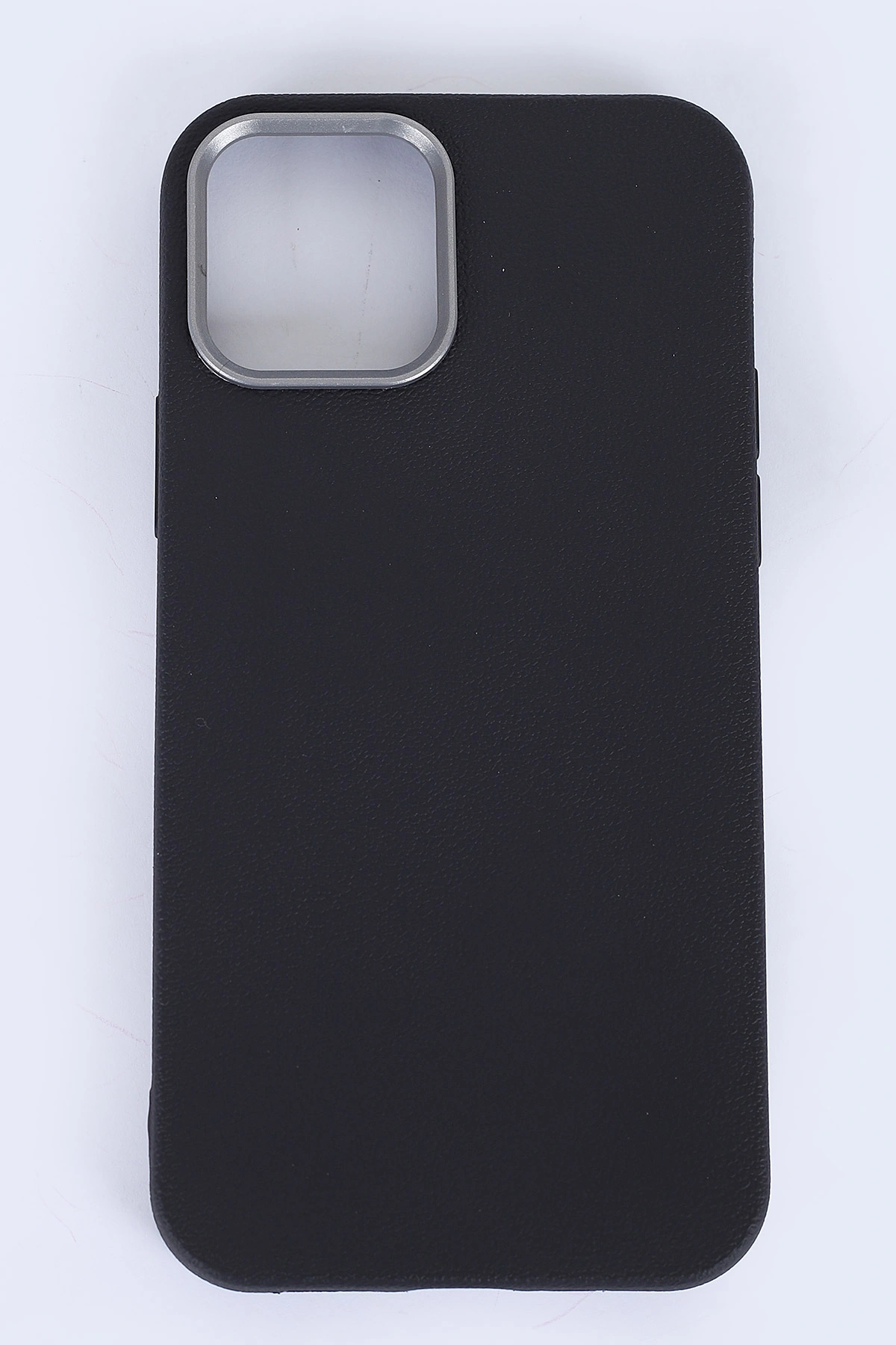 Siyah İPhone 15 Pro Max Uyumlu Armory Serisi Sert Slikon Telefon Kılıfı 390244