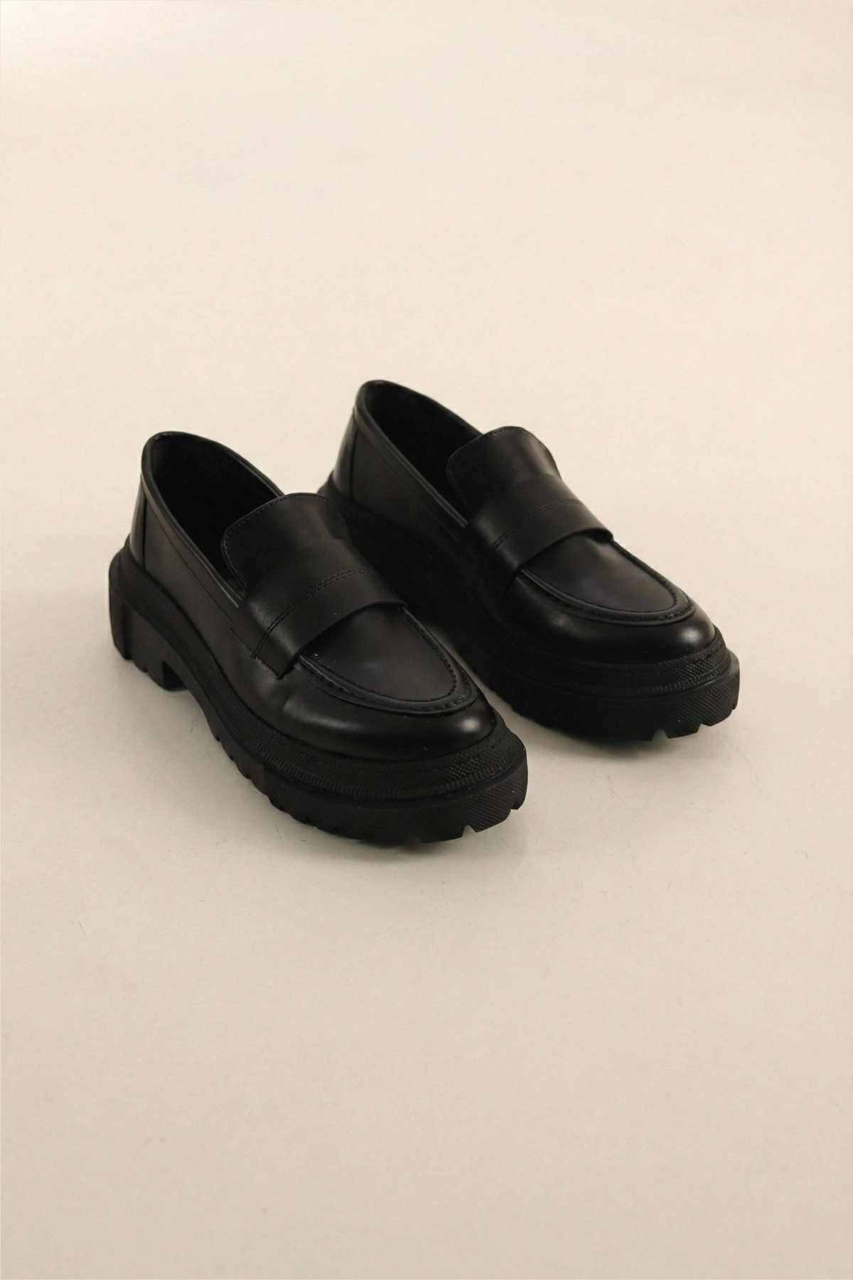 Siyah Kadın Loafer Ayakkabı 435949