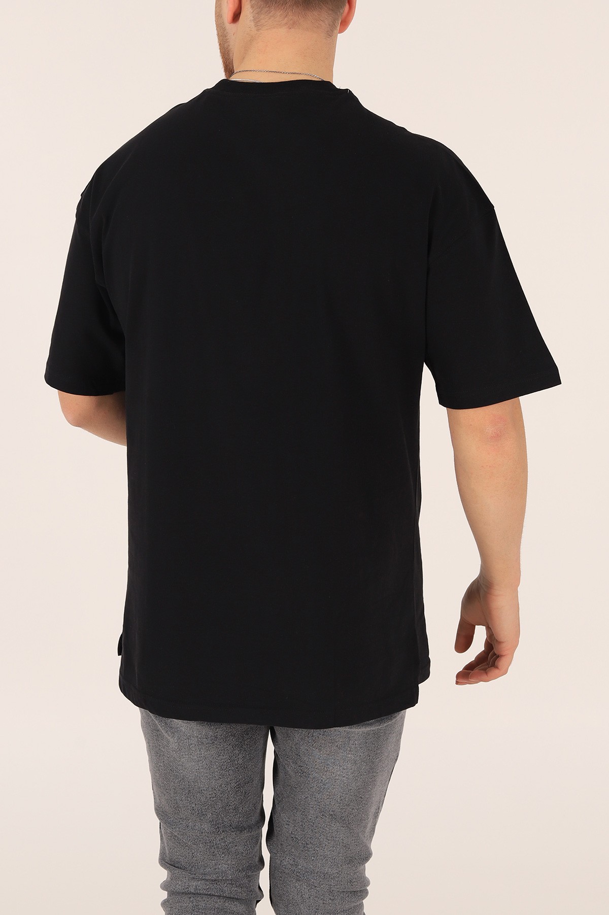 Siyah Labish Styles Baskılı Tişört 165651