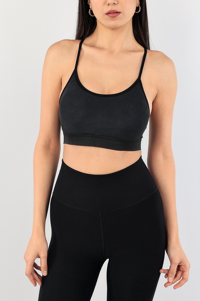 Siyah Lastikli Bayan Sporcu Büstiyer 90799