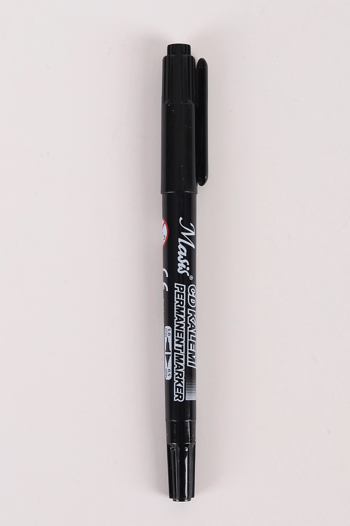 Siyah Masis Cd Kalemi -  Asetat Kalem Çift Taraflı Uç 0.5-1.0 Mm 457313