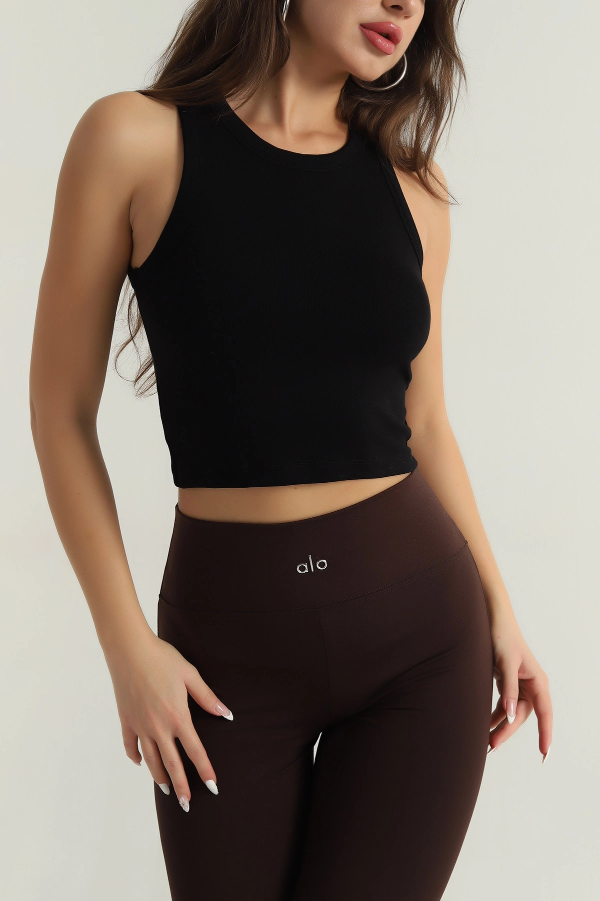 Siyah Destekli Modal Kadın Atlet 398840