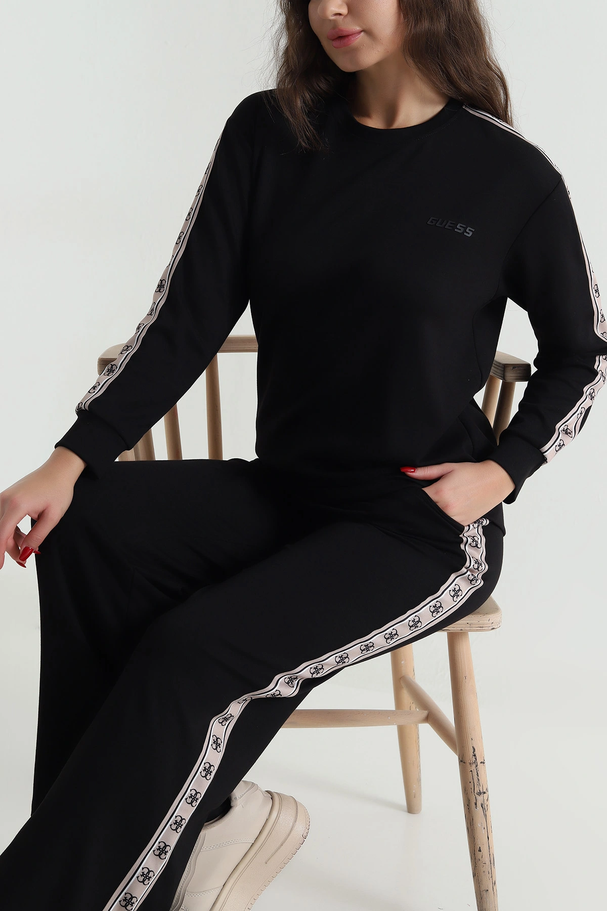 Siyah Modal Kadın İkili Takım 493134