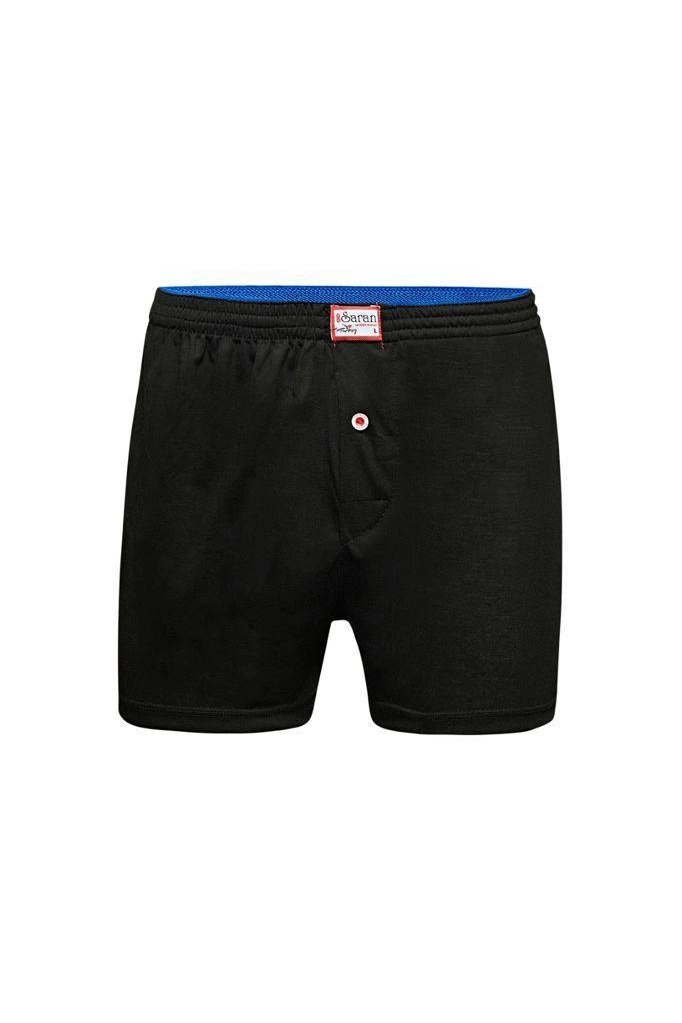 Siyah Penye Havlu Bel Erkek Boxer 281168