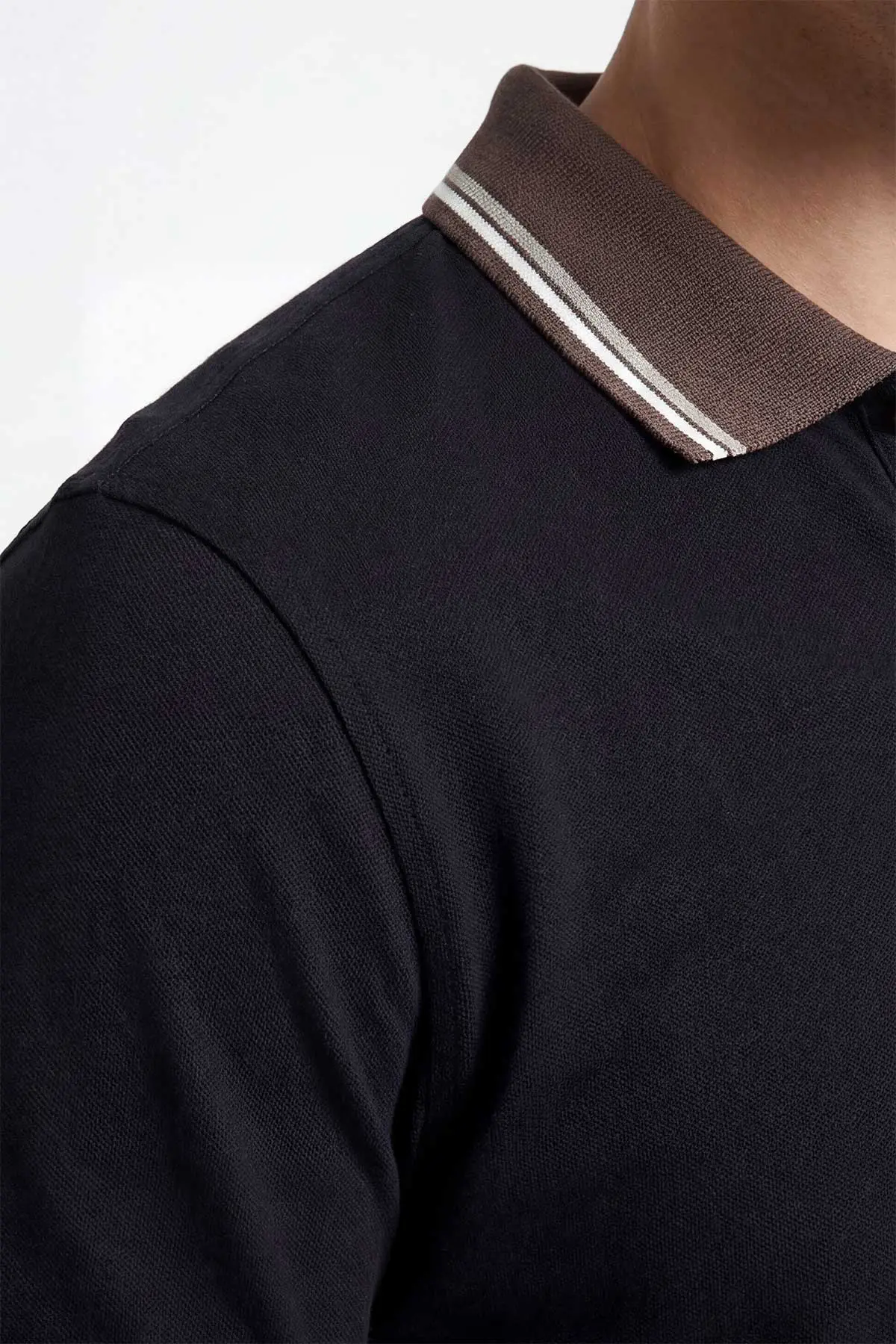 Siyah Polo Yaka Erkek Tişört 435383