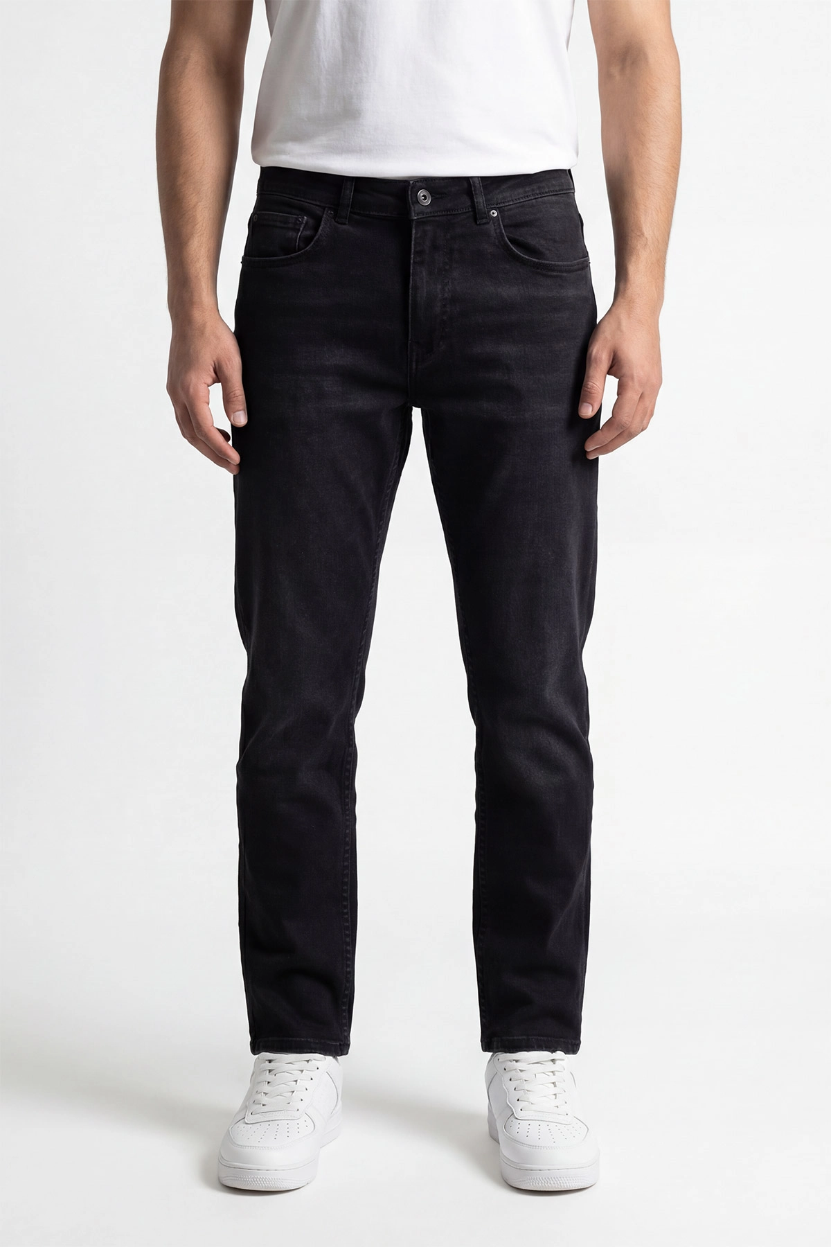 Siyah Regular Fit Erkek Kot Pantolon 431101
